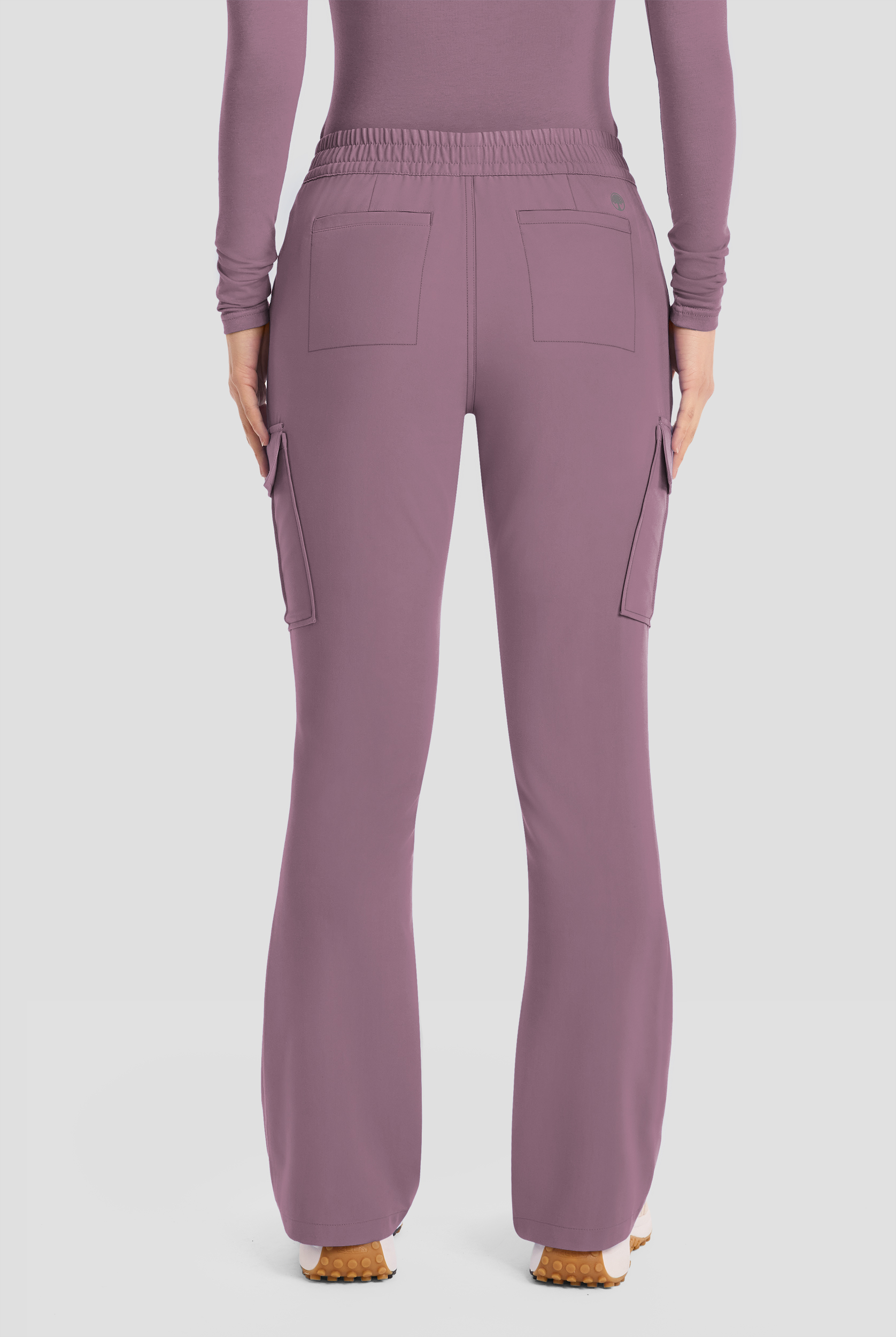 Healing Hands Quest Blair Women's 6-Pocket STRETCH Flare Leg Drawstring Cargo Scrub Pants