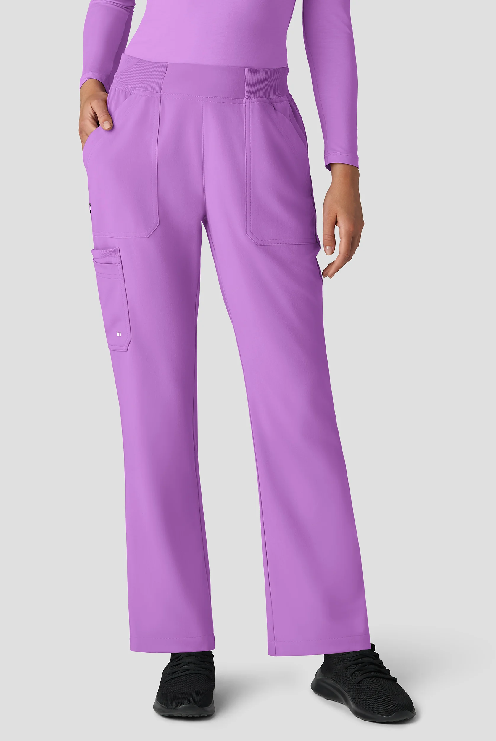 koi Next Gen Jump Start Women's 7-Pocket STRETCH Boot Cut Cargo Scrub Pants