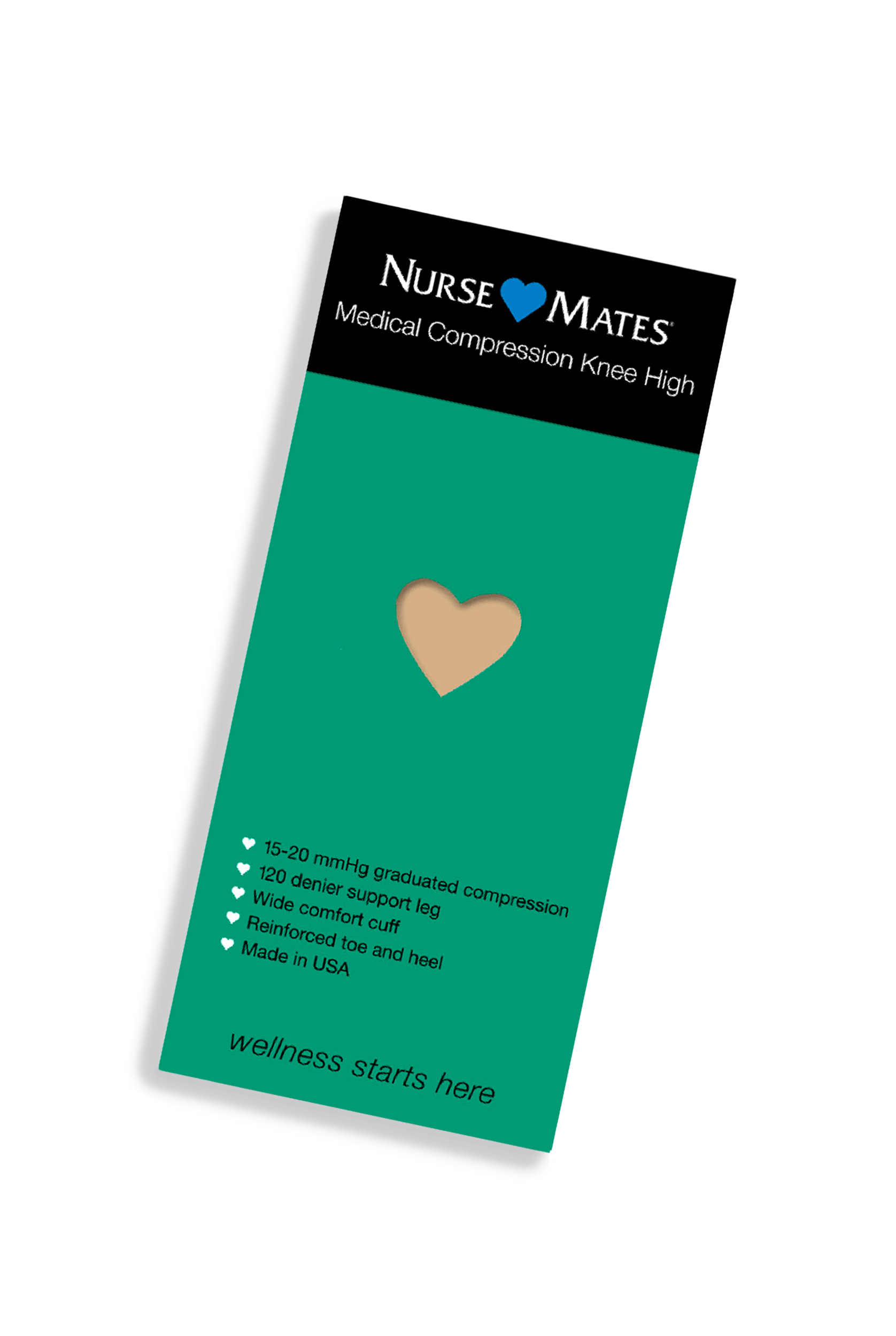 Nurse Mates Women's 15-20 mmHg Moderate Medical Knee High Compression Socks