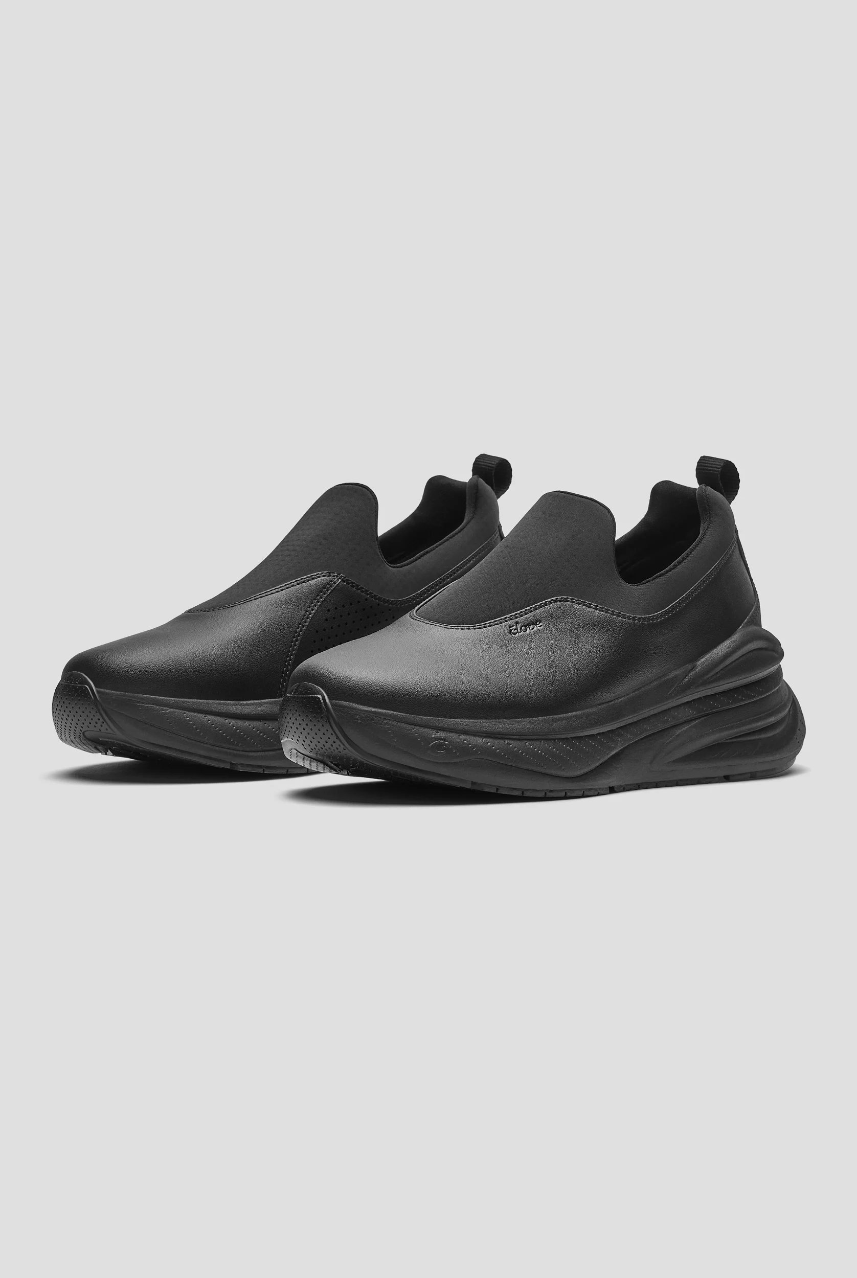 Clove Ona Women's All Black Option Lace-Free Athletic Shoe