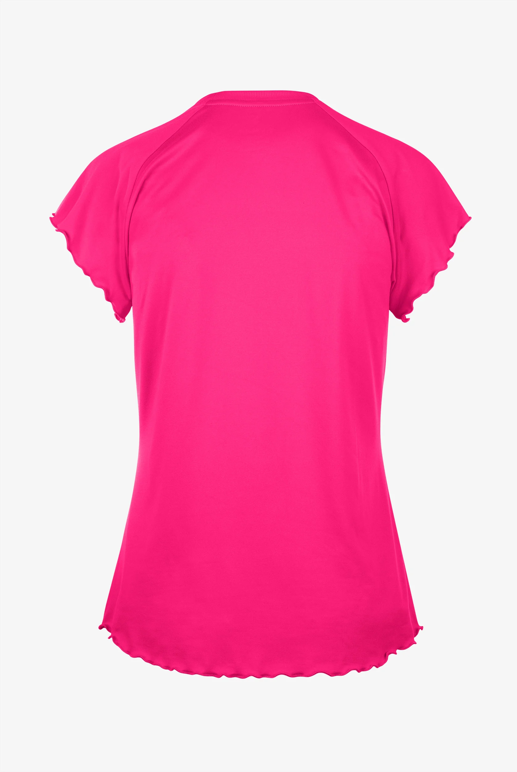 Camiseta m&eacute;dica Med Couture Layers Knit STRETCH con dobladillo fruncido y 1 bolsillo para mujer
