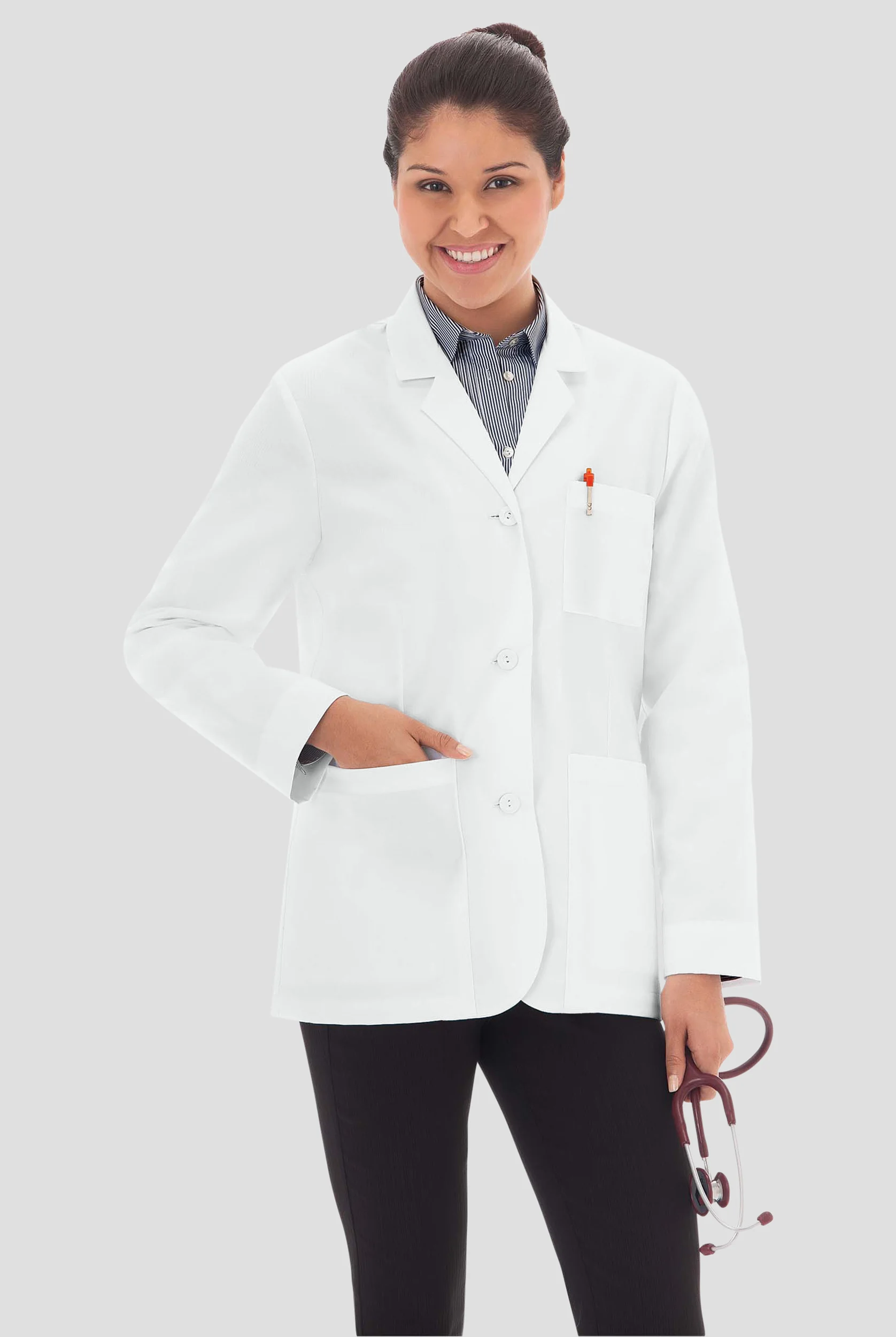 White Swan Meta Women's 28" 7-Pocket Lab Coat