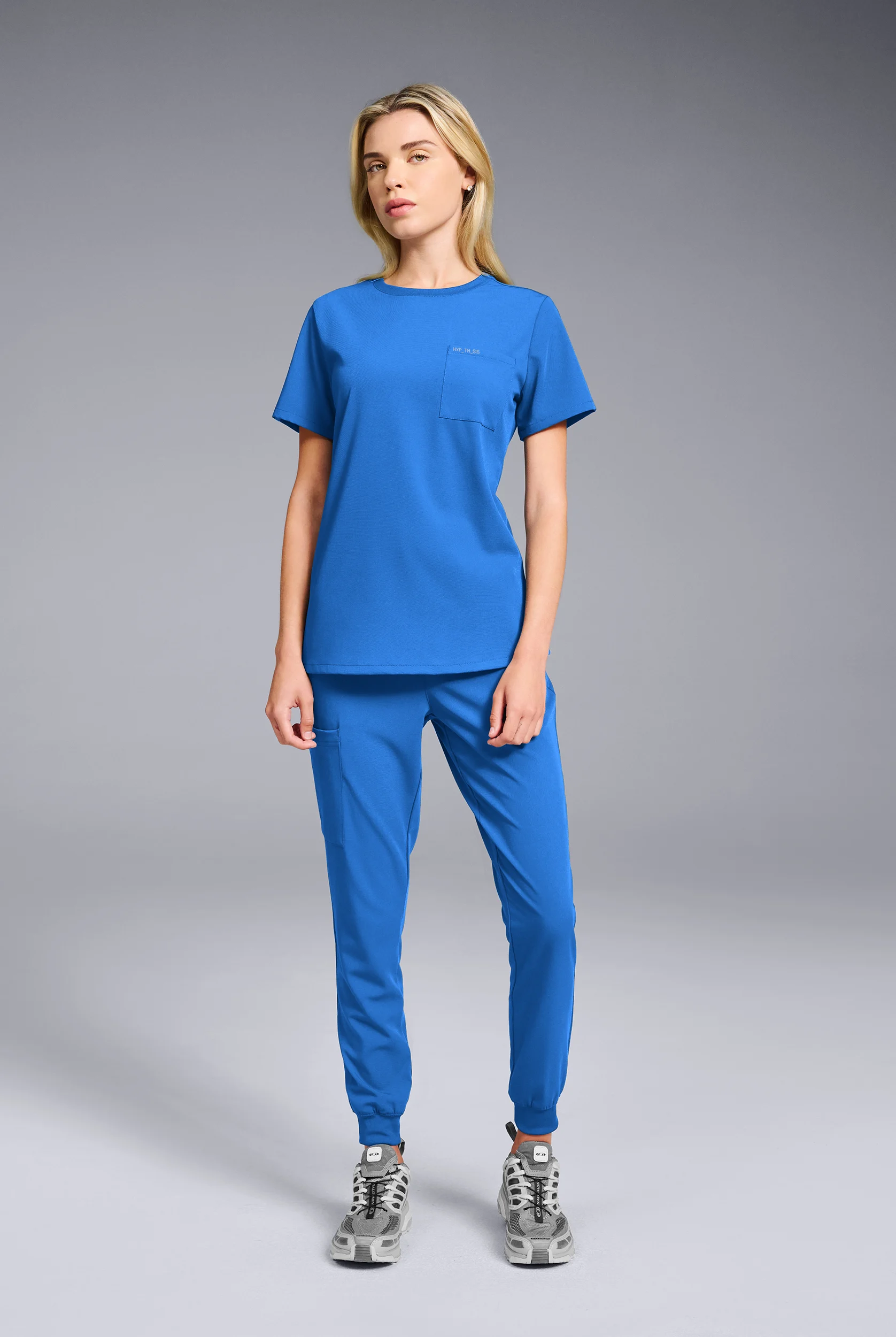 Hypothesis Women's Base Crew-Neck Tuck-In Scrub Top