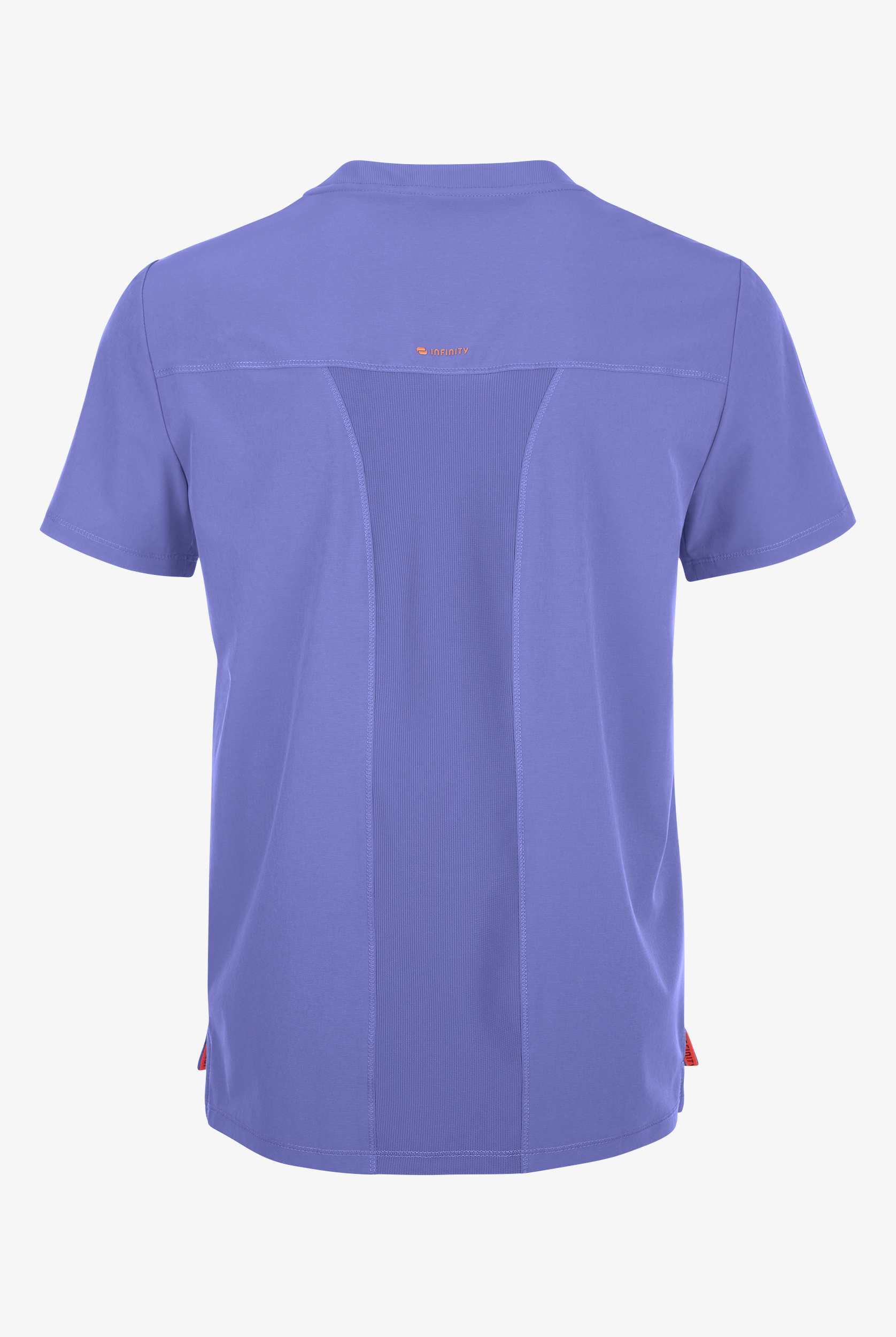 Infinity GNR8 Men's 1-Pocket STRETCH Rib-Knit Panel V-Neck Scrub Top