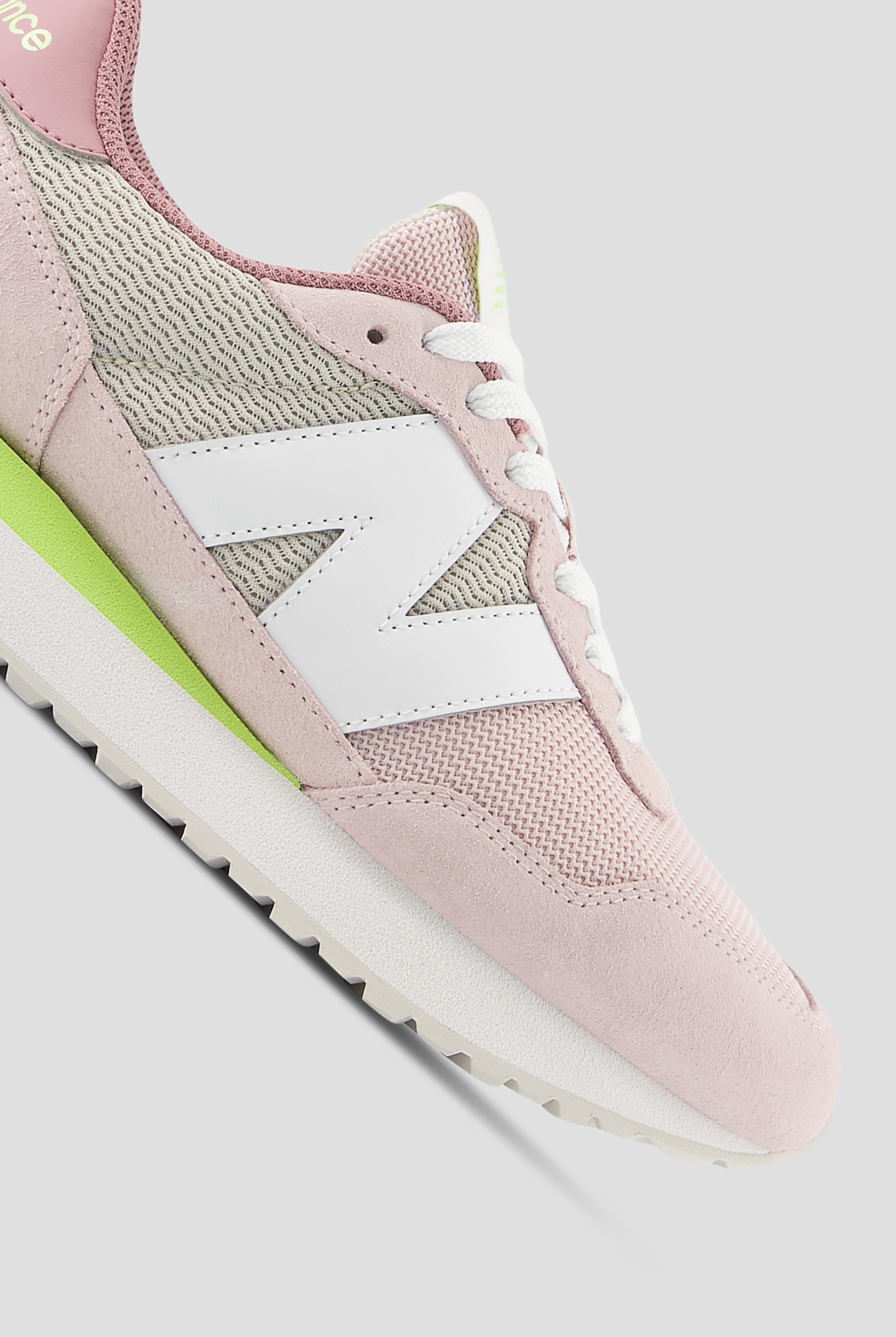 New Balance Women's 237 Stone Pink / White Athletic Lace Up Shoes