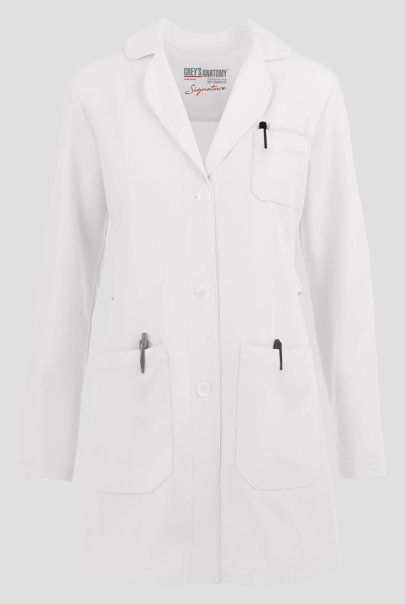 Grey's Anatomy by Barco Signature Brooke  Women's 32" 3-Pocket STRETCH Lab Coat