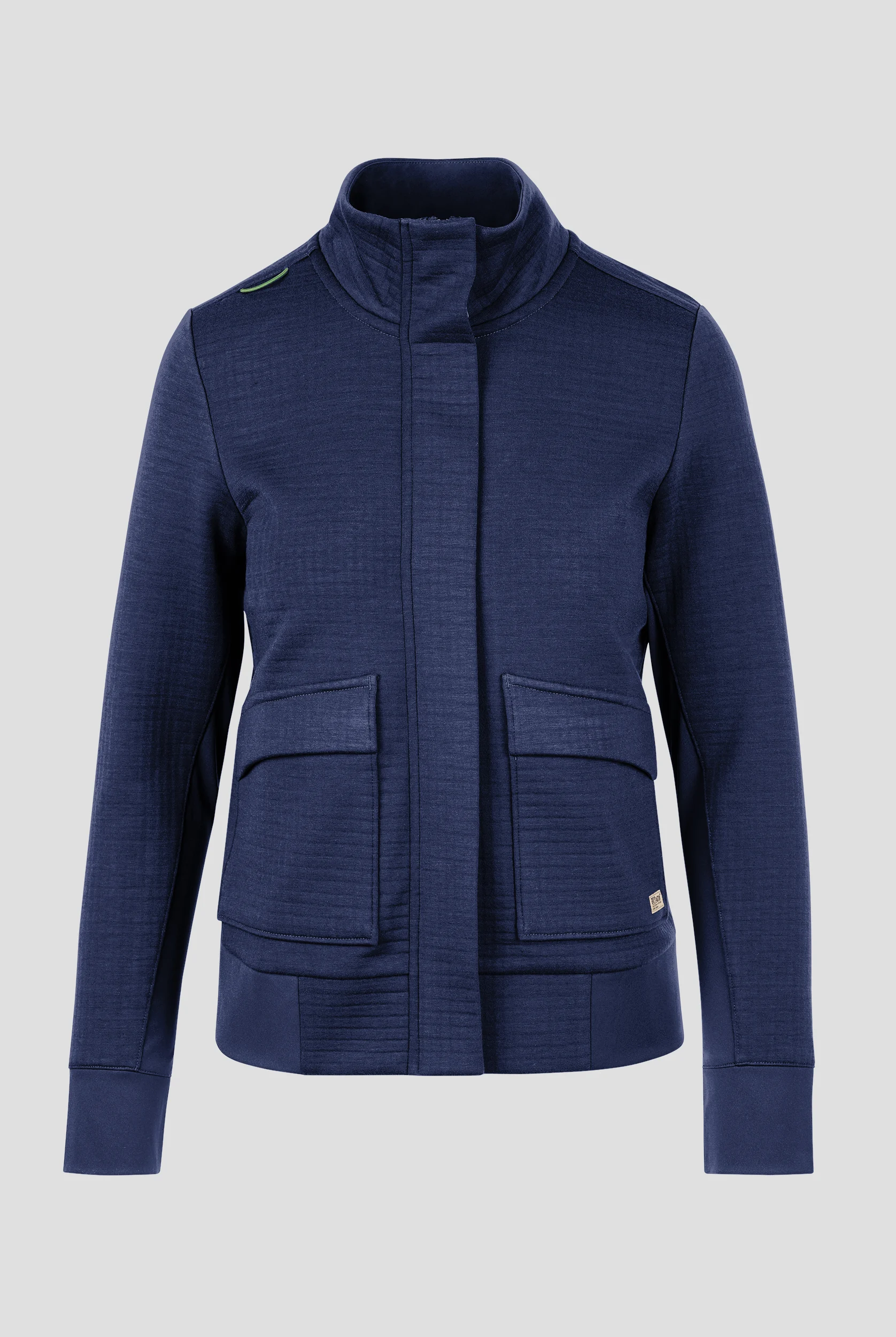 Grey's Anatomy by Barco Evolve STRETCH Regina Women's 3-Pocket Zip Front Mock Neck Scrub Jacket