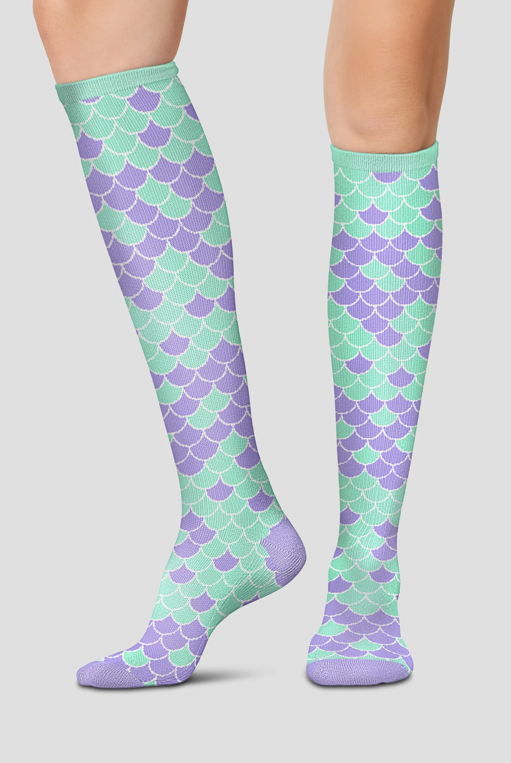 Cherokee Shimmer and Shine Women's 10-15 mmHg Wide Light Compression Socks