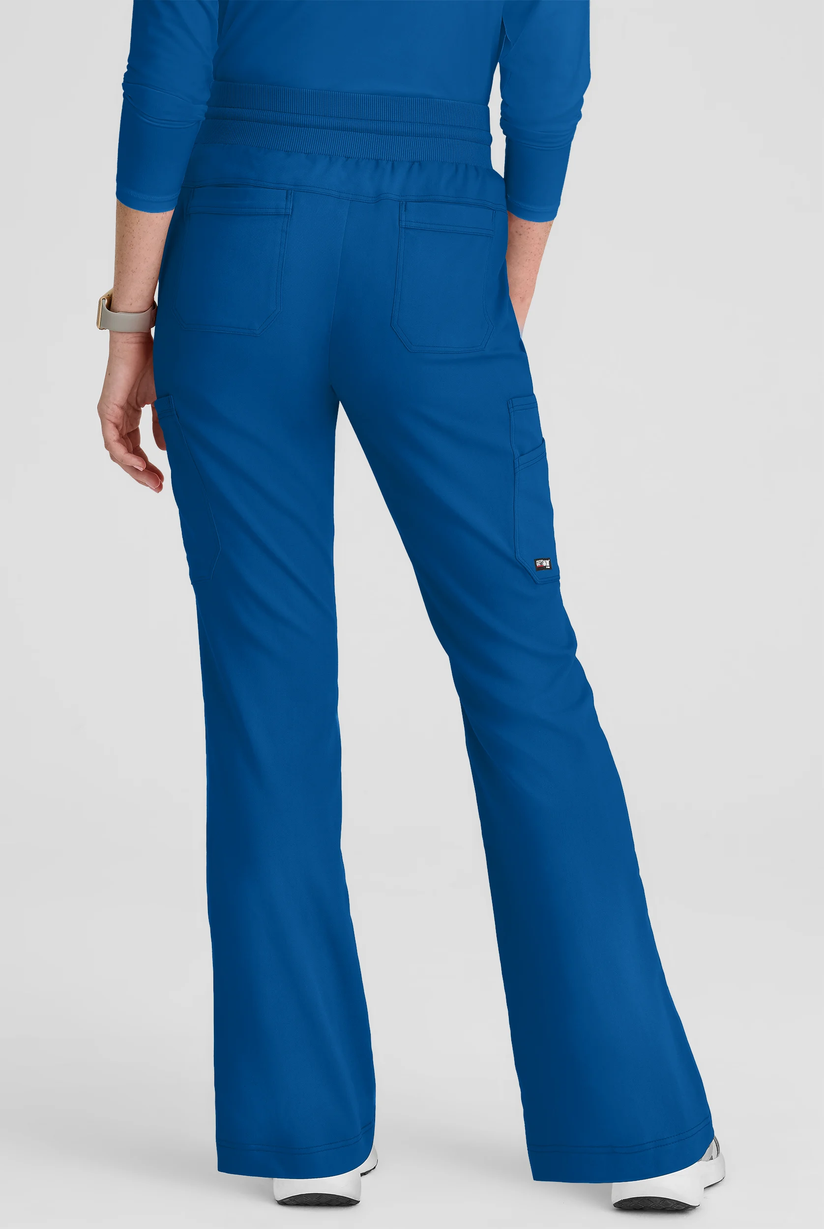 Grey's Anatomy&trade; by Barco Spandex STRETCH Kristi Women's 7-Pocket High-Rise Flare Leg Scrub Pant