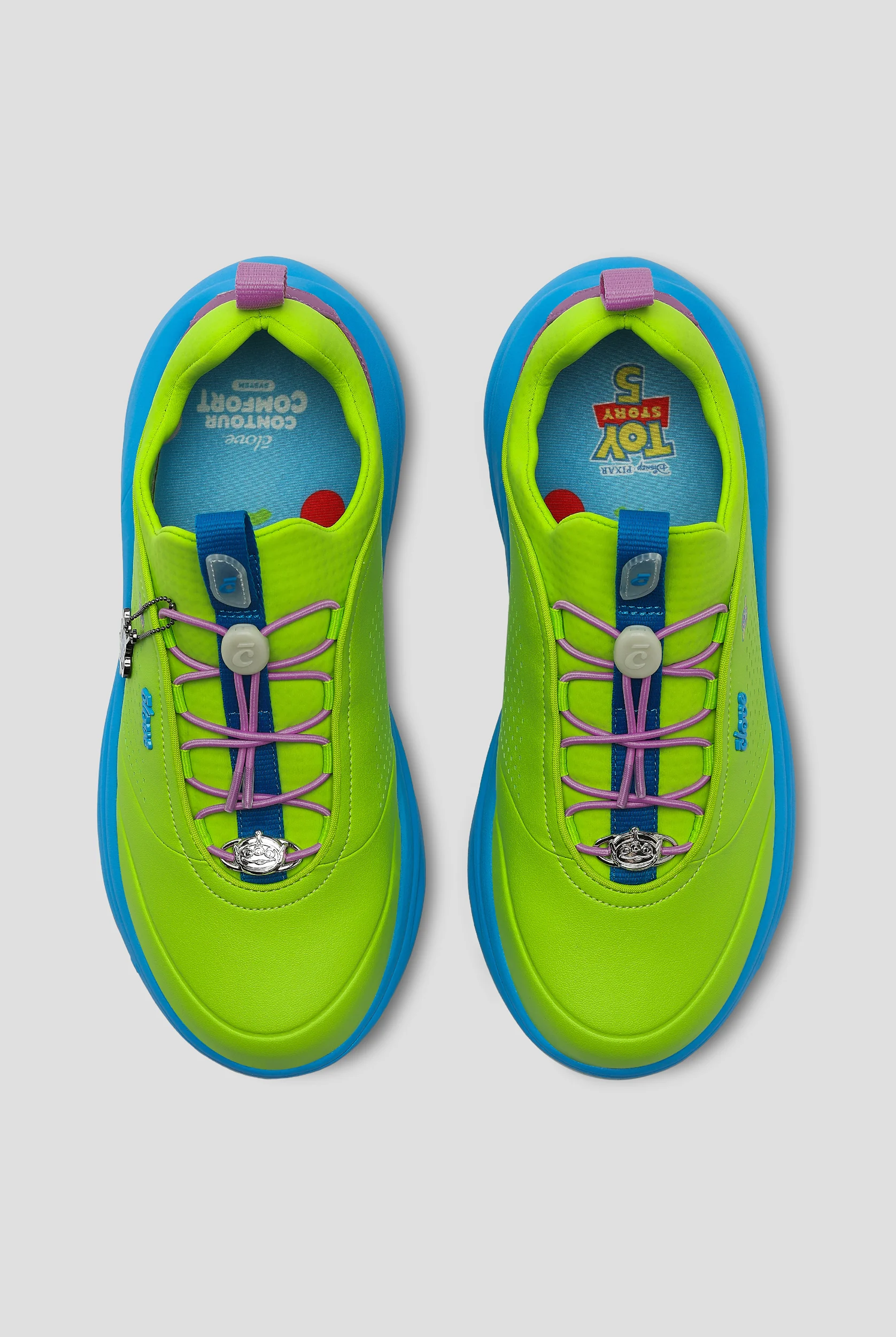 Disney's Toy Story by Clove Prima Women's Aliens Bungee Athletic Shoe