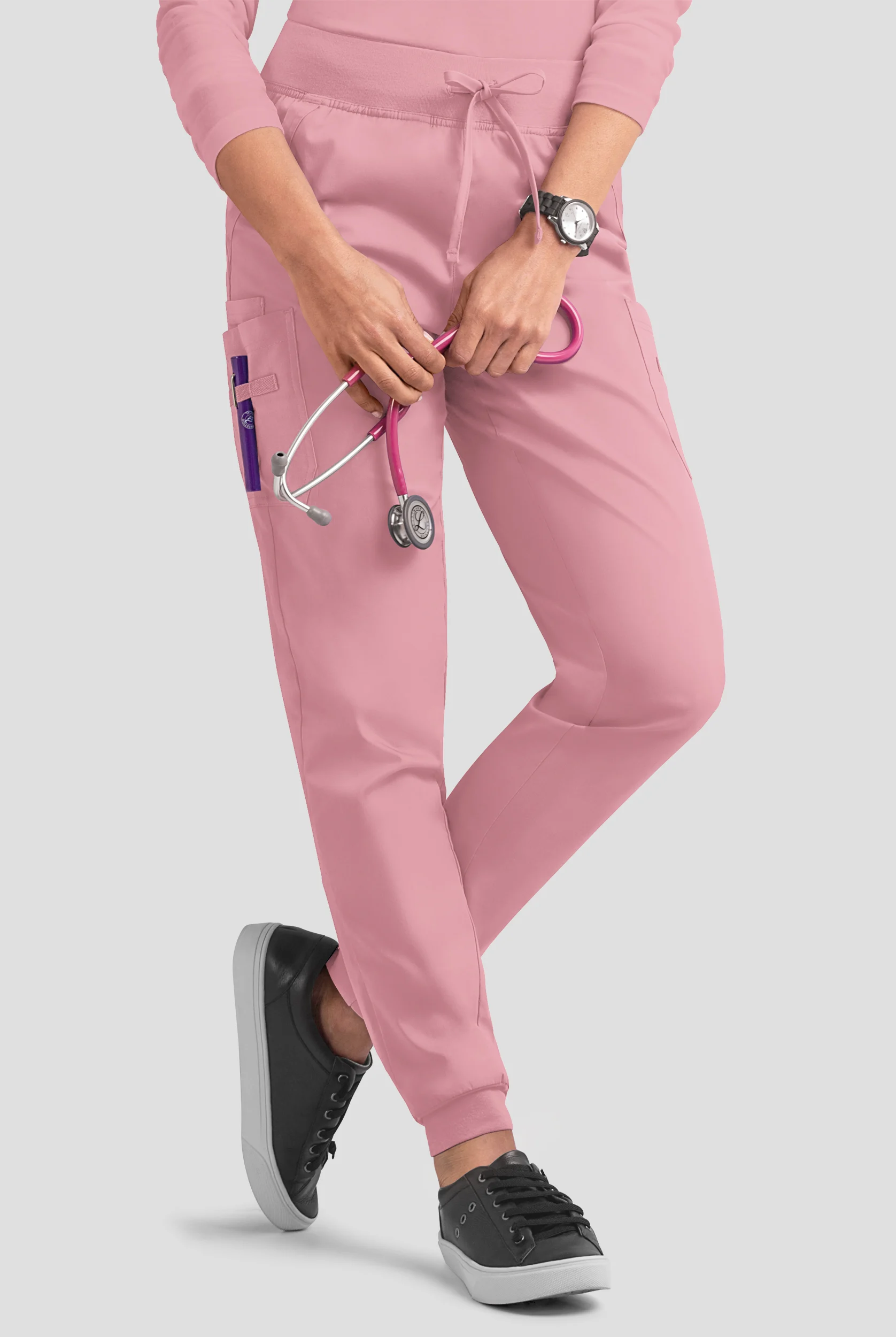 Butter-Soft STRETCH Women's 5-Pocket Cargo Jogger Scrub Pants - Tall