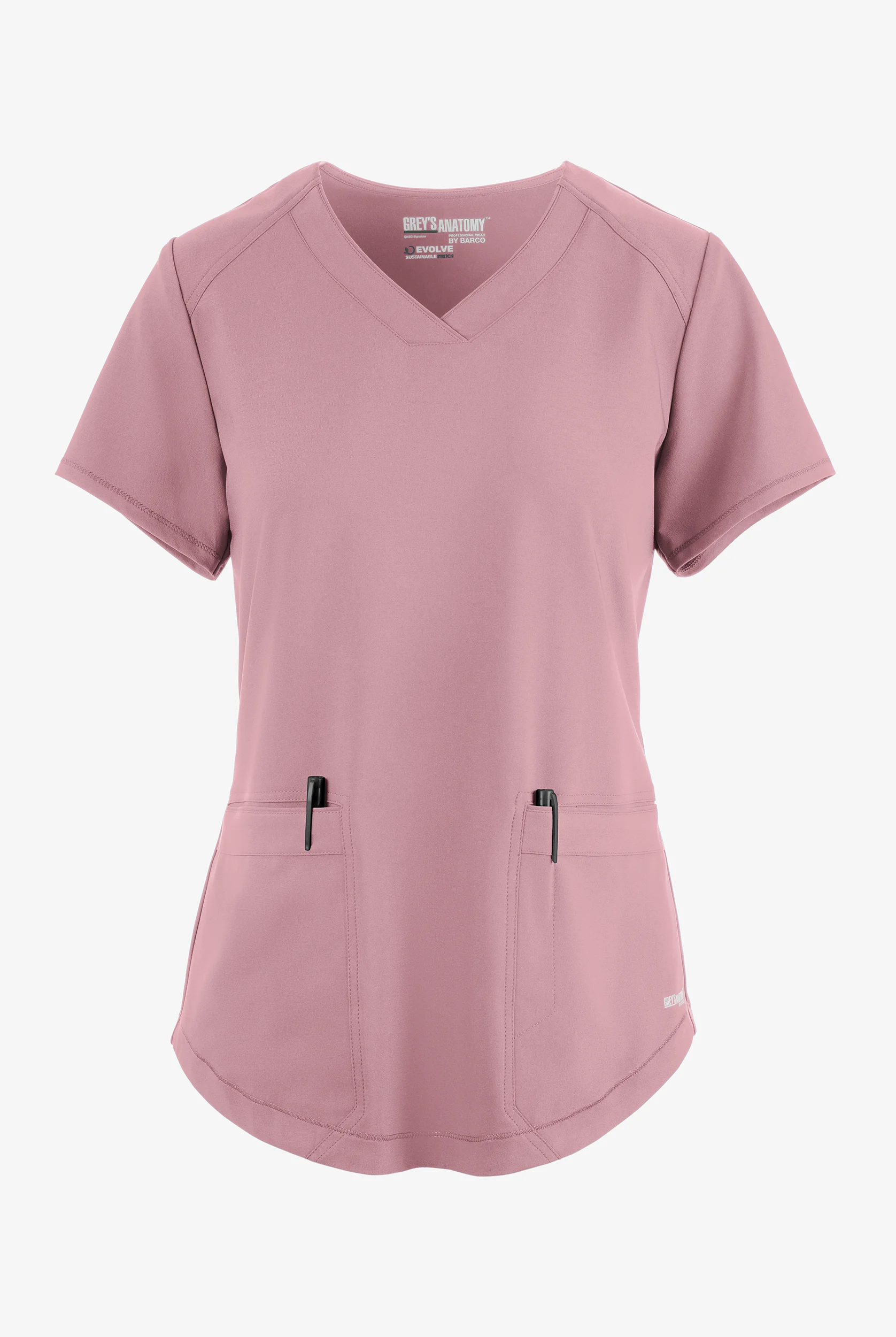 Grey's Anatomy by Barco Evolve STRETCH Rhythm Women's 2-Pocket V-Neck Scrub Top