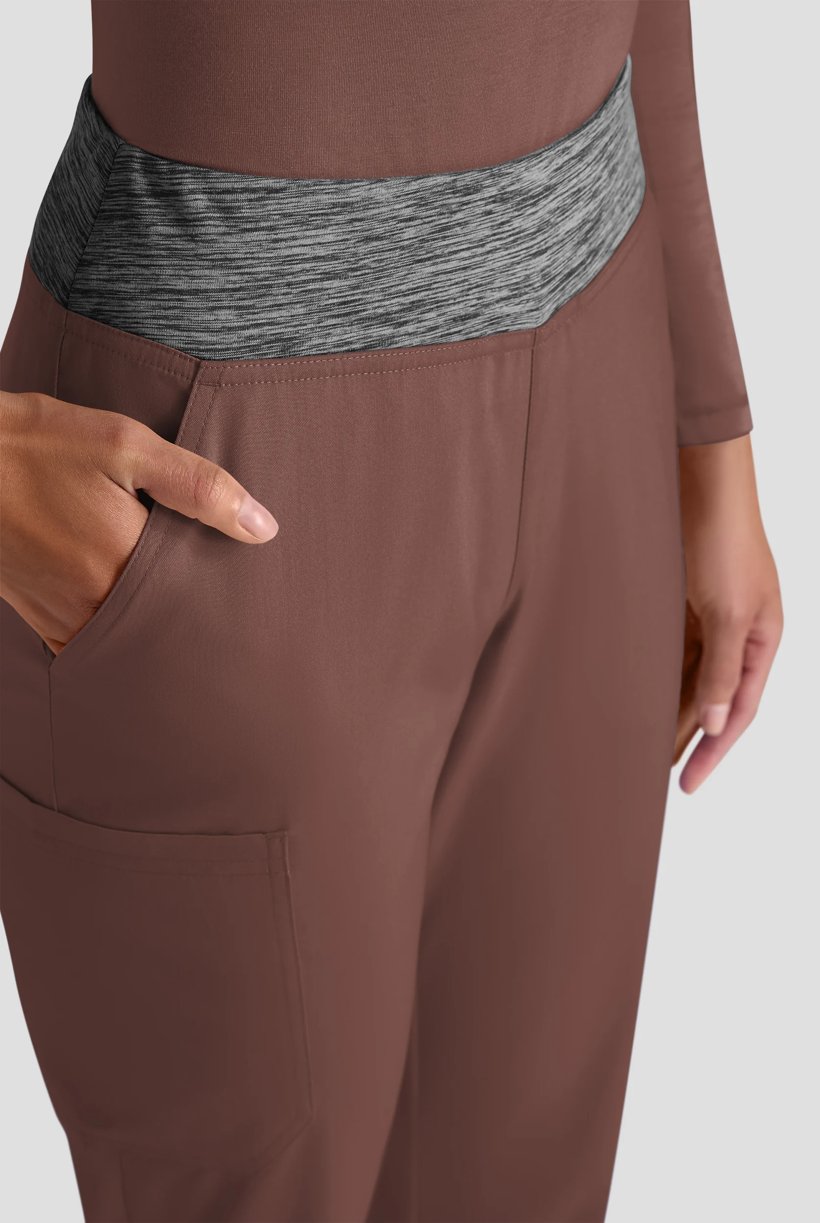 Butter-Soft STRETCH FLXTEK+ Women's 4-Pocket Knit Waistband Yoga Scrub Pants