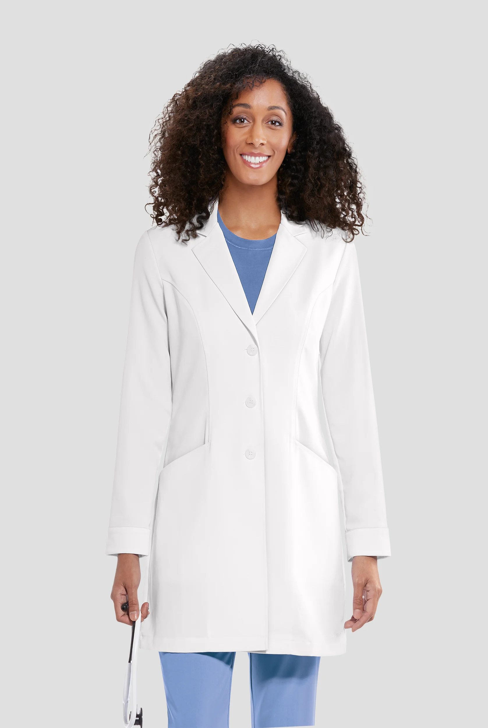 Grey's Anatomy by Barco Signature Eve Women's 34" 2-Pocket STRETCH Lab Coat