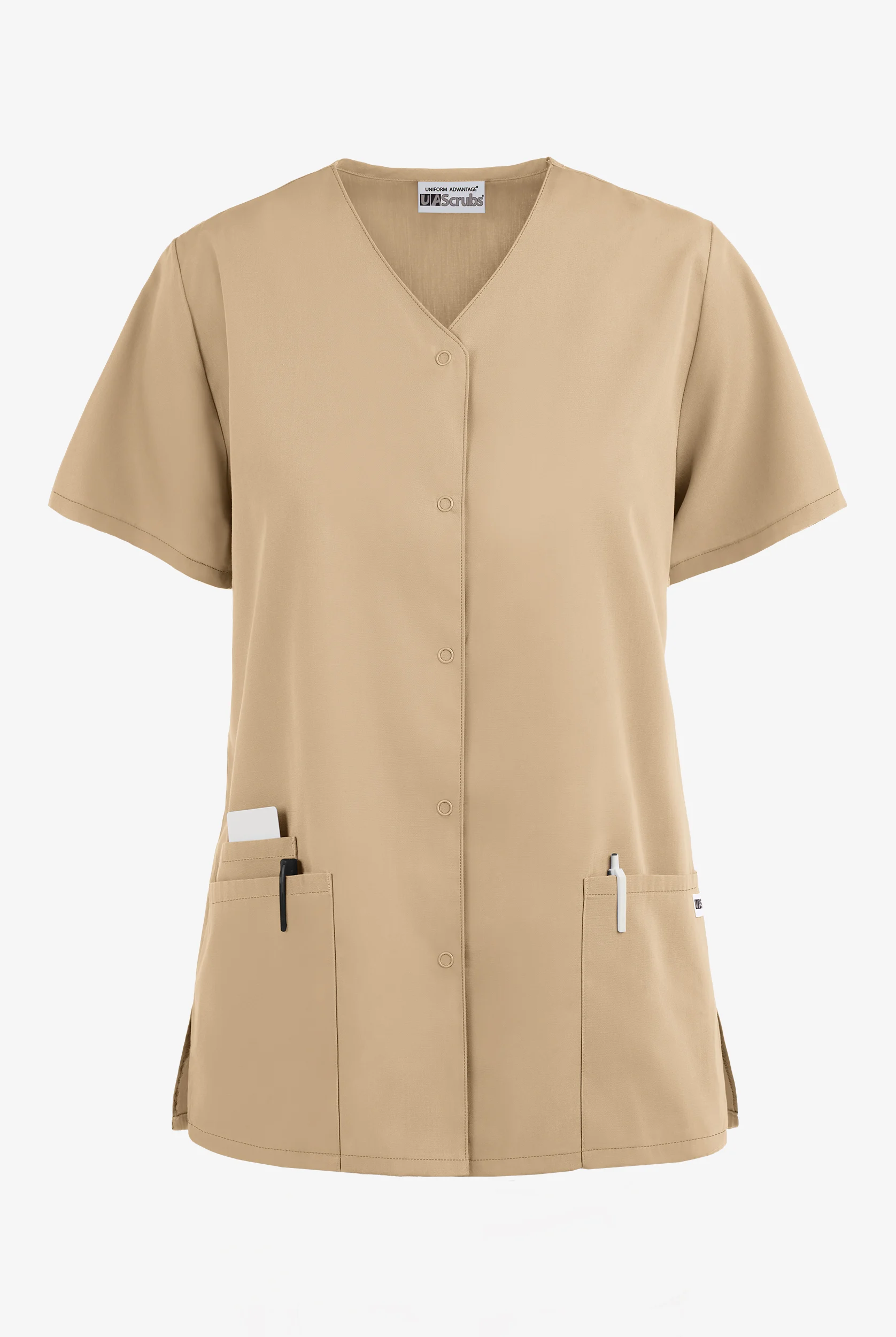 UA Best Buy Scrubs Women's 3-Pocket Snap Front Scrub Top