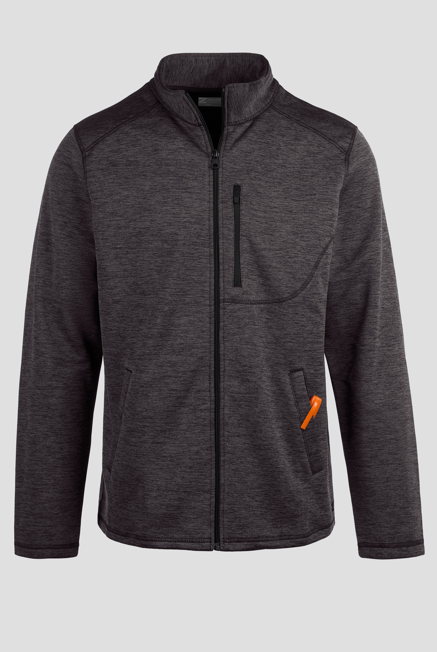 Zavate Brandon Men's 5-Pocket Bonded Fleece Scrub Jacket