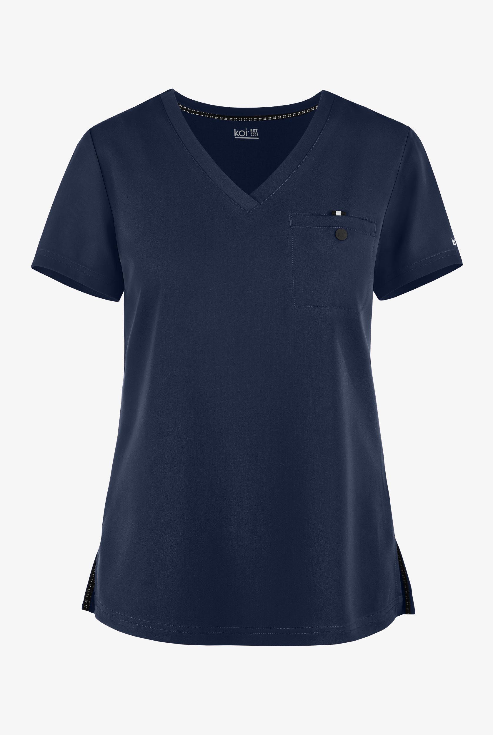 koi Next Gen Ready to Work Women's 1-Pocket STRETCH V-Neck Scrub Top
