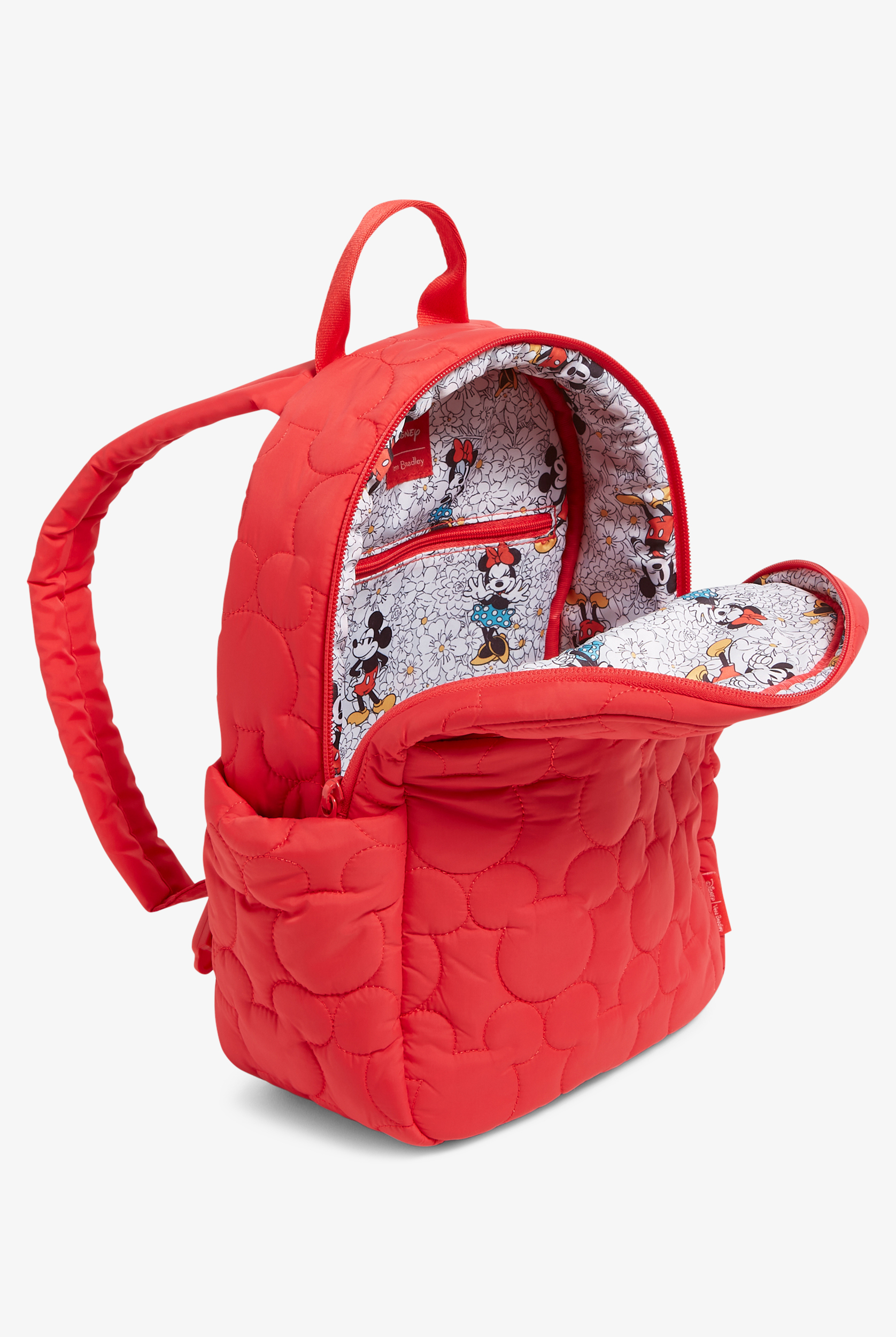 Vera Bradley Disney's Mickey Featherweight Unforgettable Red Quilted Small Backpack