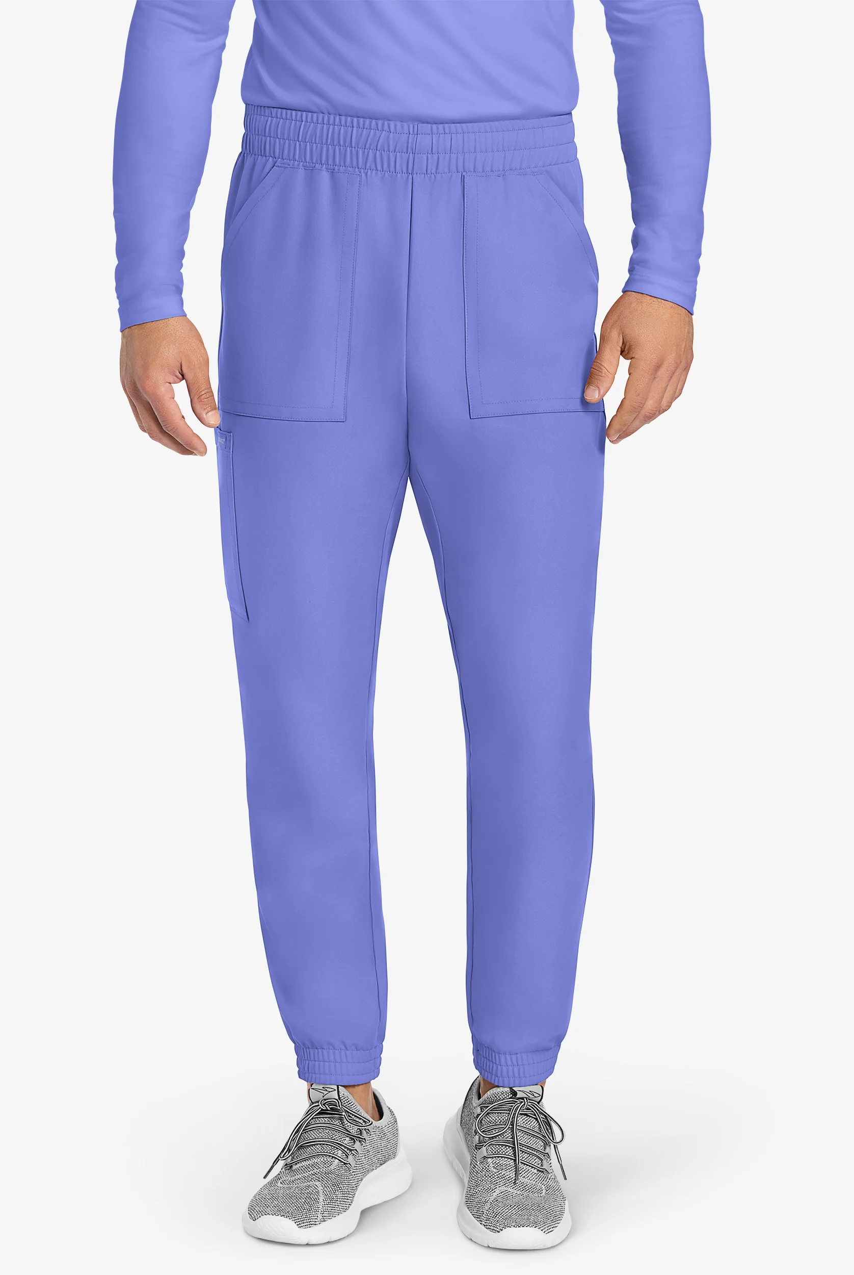 Cherokee Workwear Originals Ultra Men's 4-Pocket Flat Front Cargo Jogger Scrub Pants