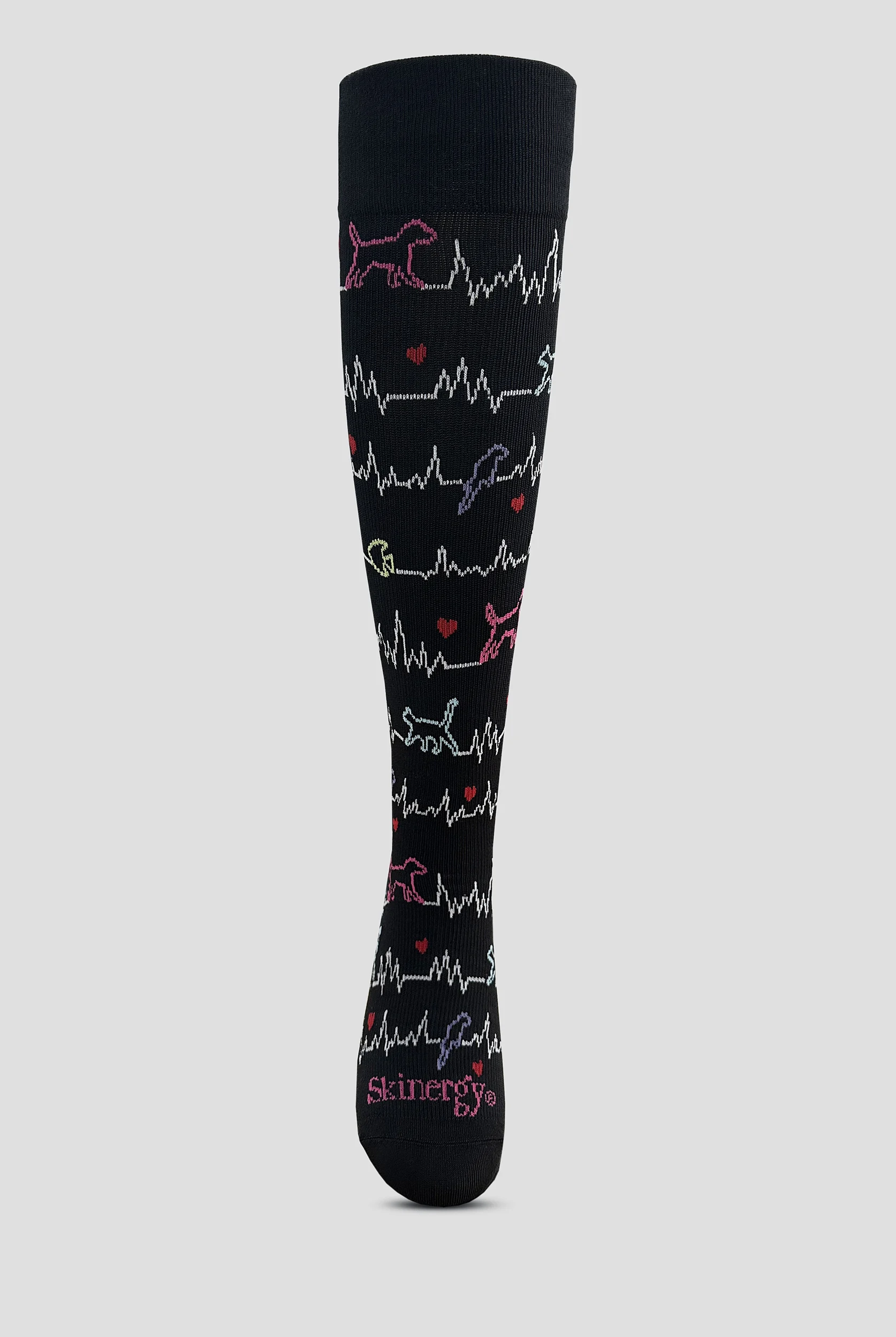 Skinergy Cat/Dog EKG 15-20 mmHG Women's Compression Socks