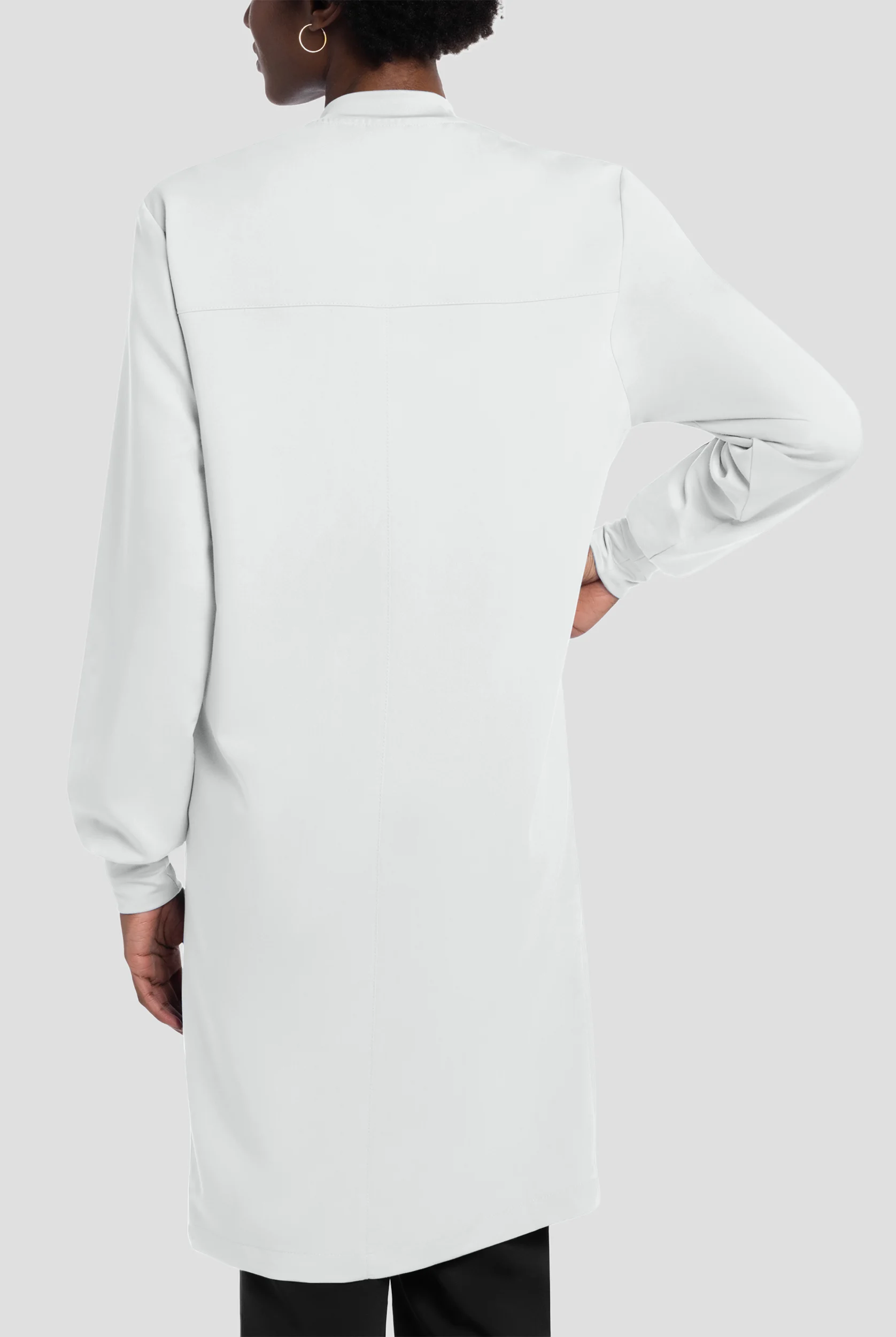 Cherokee Project Lab Unisex 40" Snap Front Lab Coat