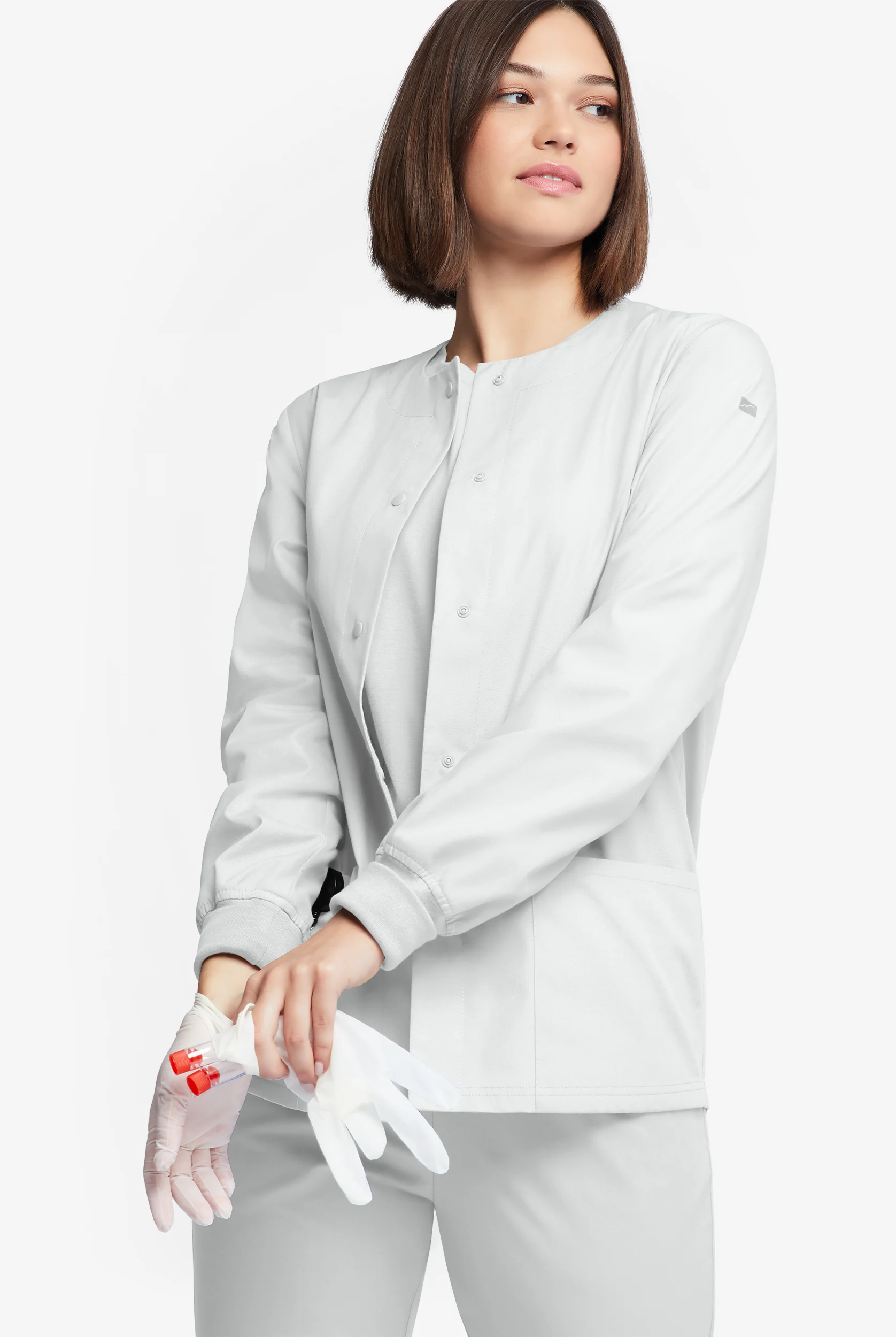 Butter-Soft Originals Women's 3-Pocket Warm-up Scrub Jacket