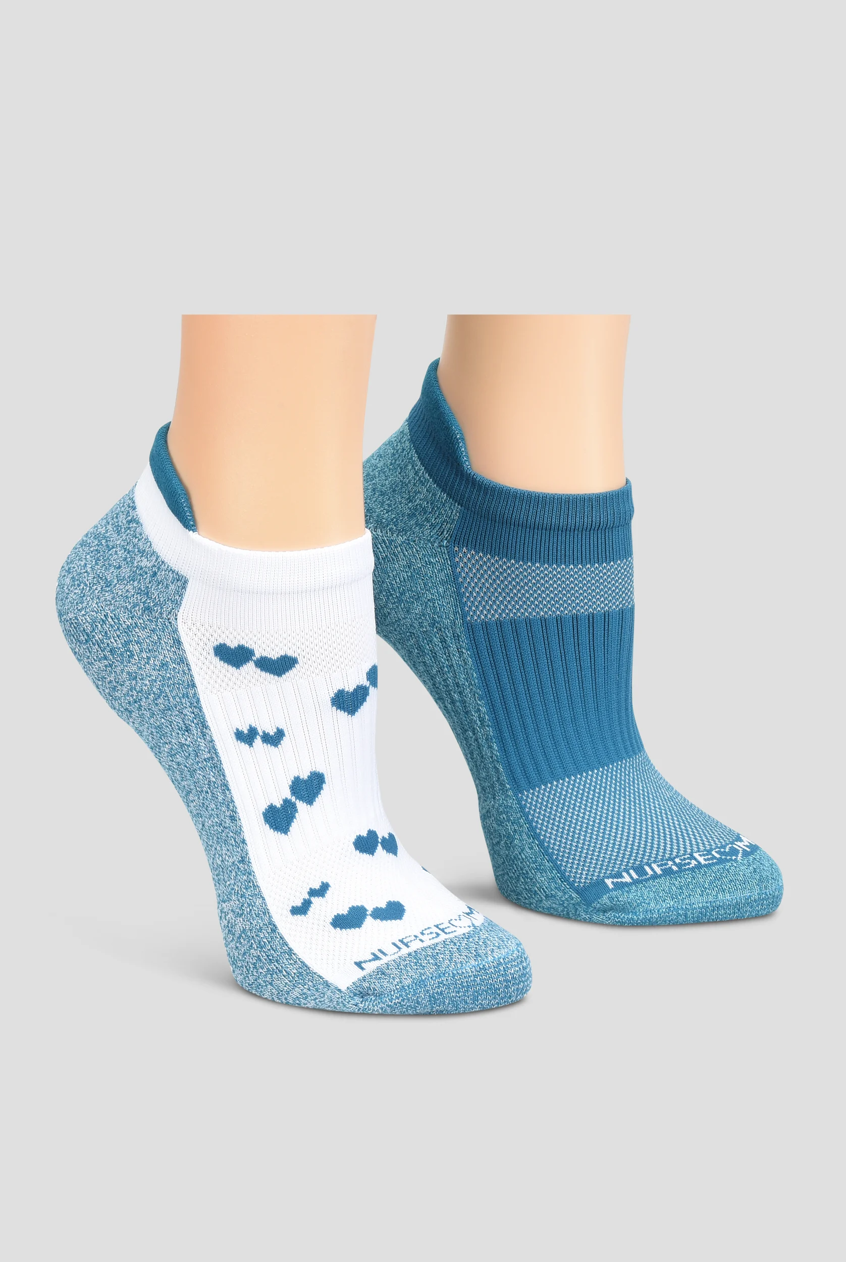 Nurse Mates Carribean Combo Women's Compression Arch Support Anklet 2 pack