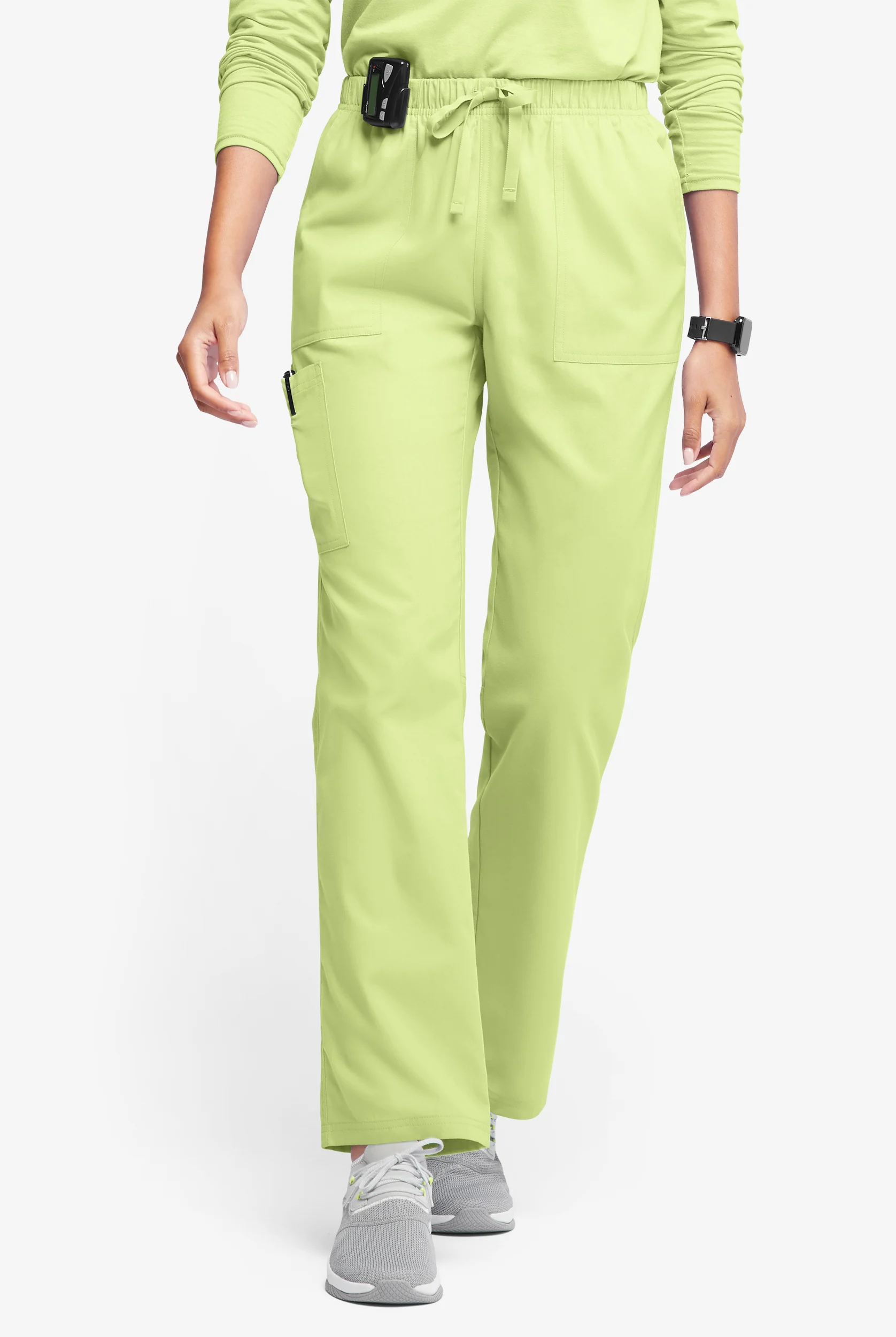 Butter-Soft Originals Women's 7-Pocket Mid Rise Straight Leg Cargo Scrub Pants