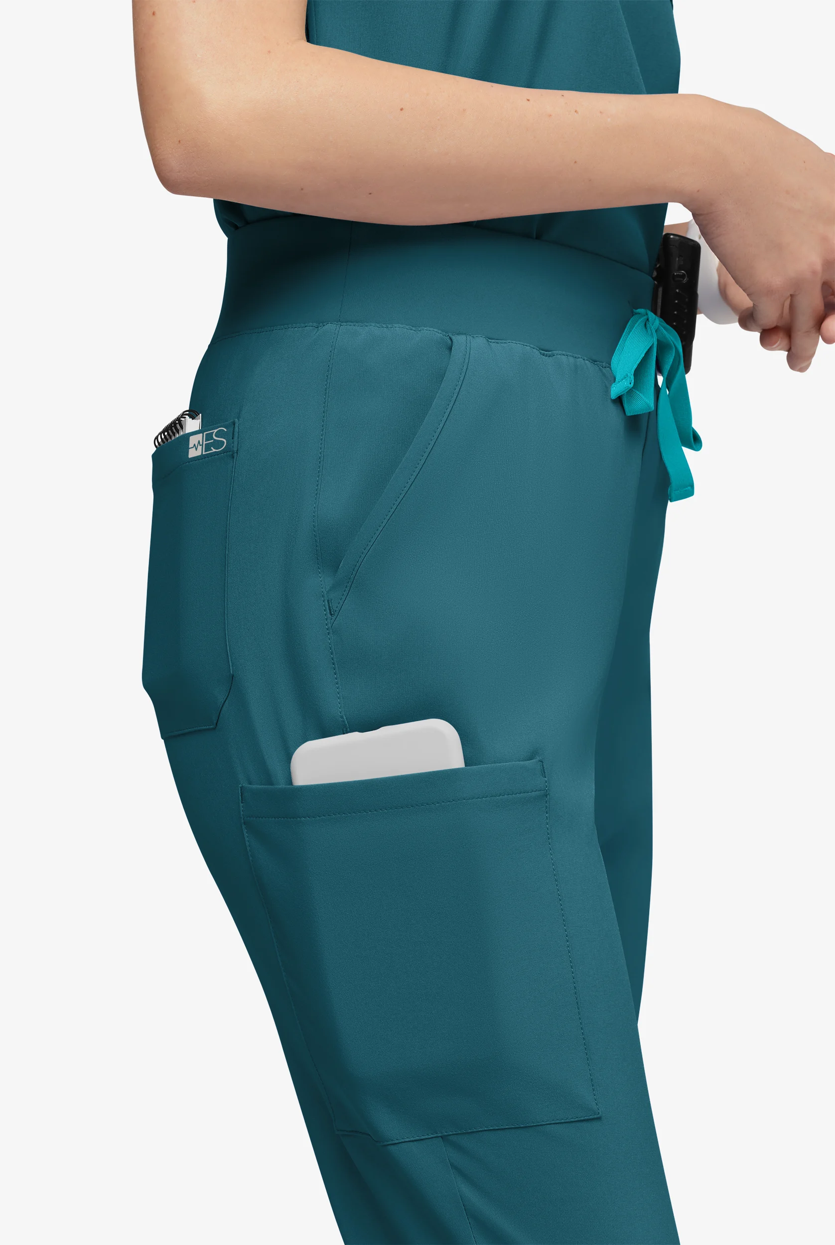 Easy STRETCH Olivia Women's 7-Pocket Slim Leg Jogger Scrub Pants