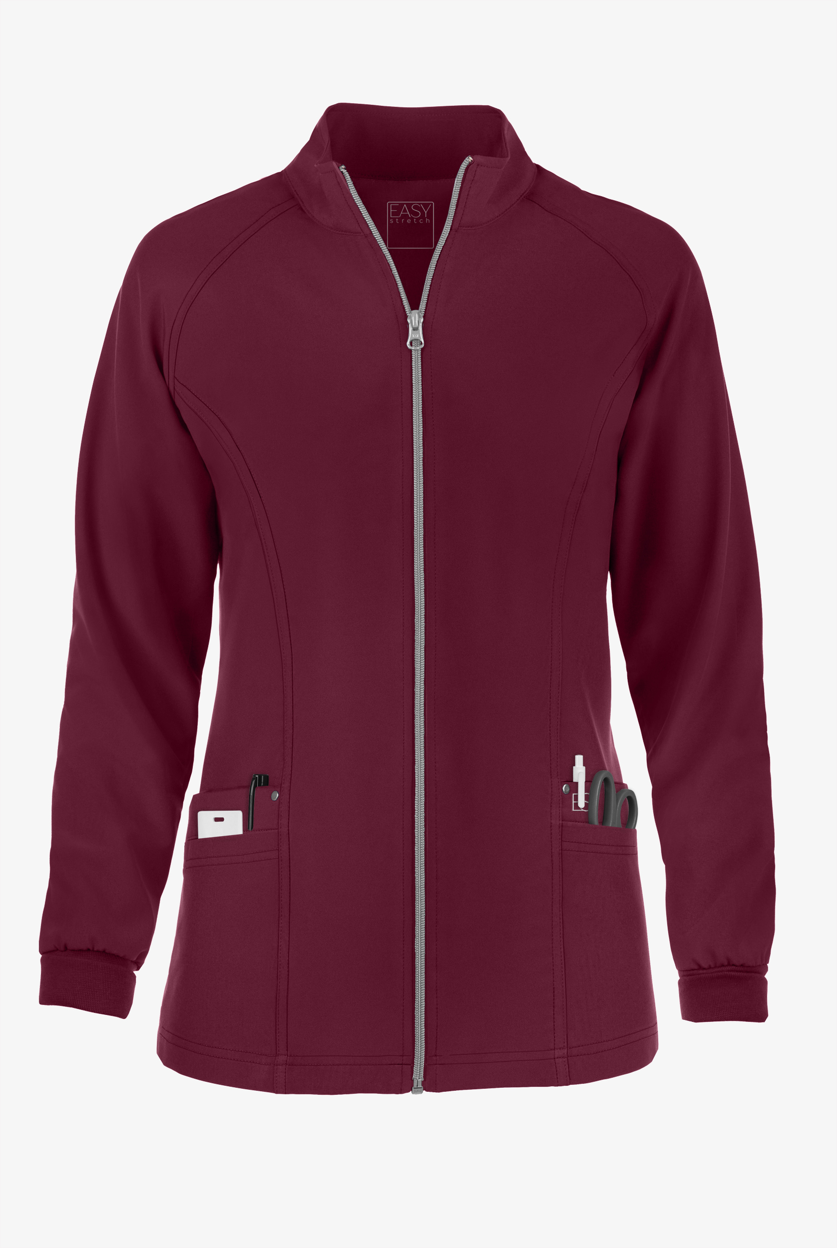 Easy STRETCH Zadie Women's 4-Pocket Raglan Scrub Jacket