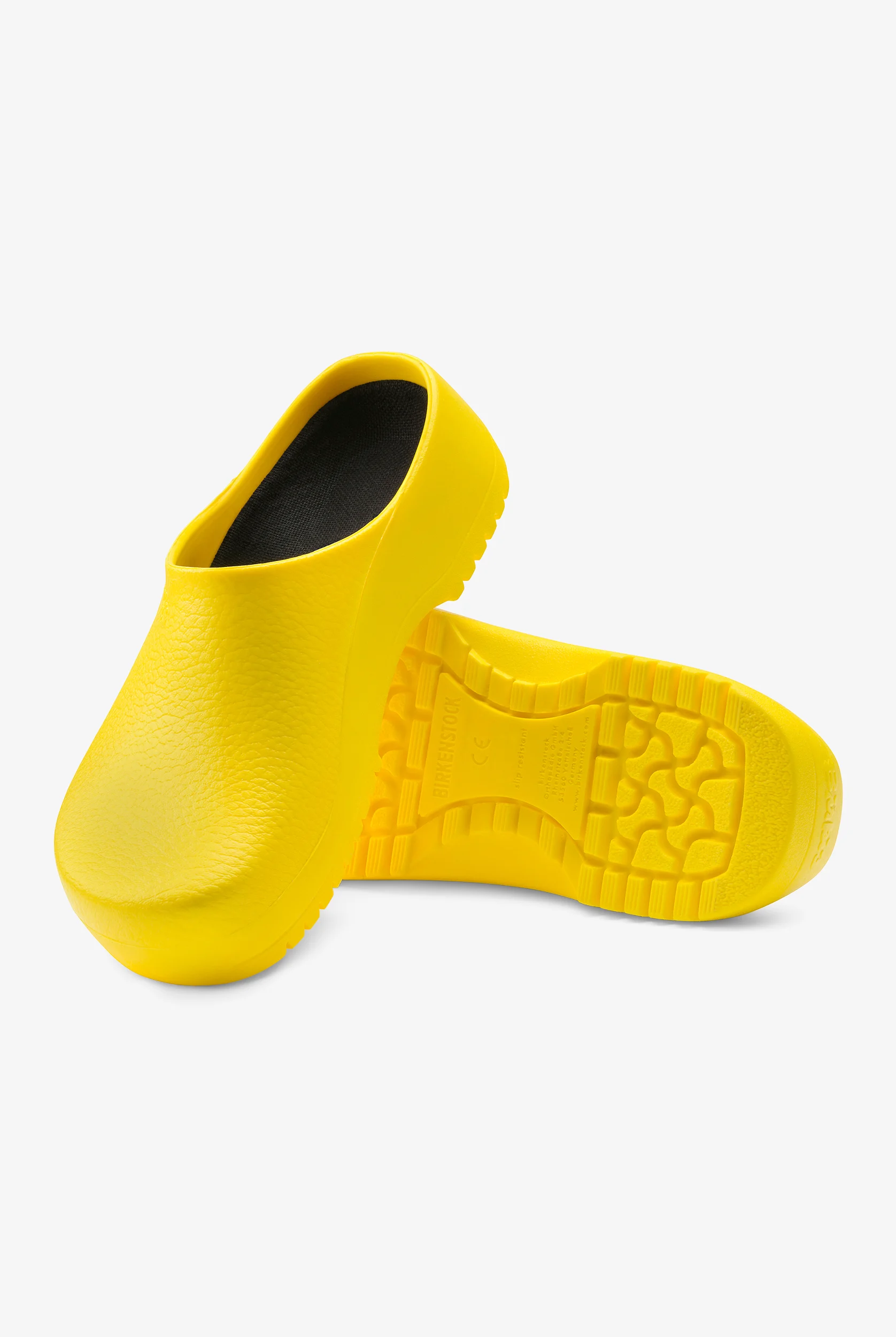 Birkenstock Unisex Super Birki Yellow Nursing Clogs