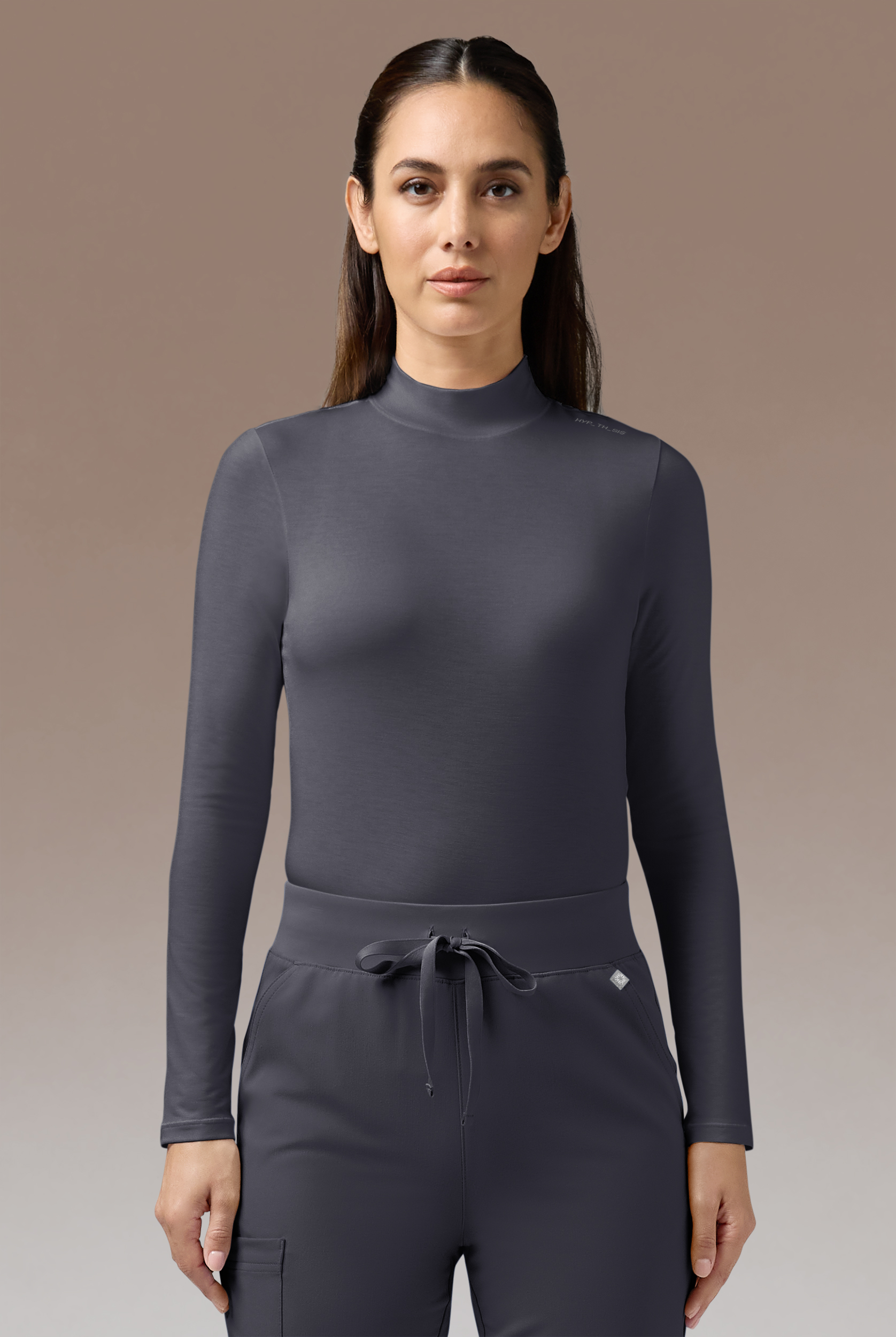 Hypothesis Inner K Women's STRETCH Long Sleeve Mock Neck Knit Underscrub