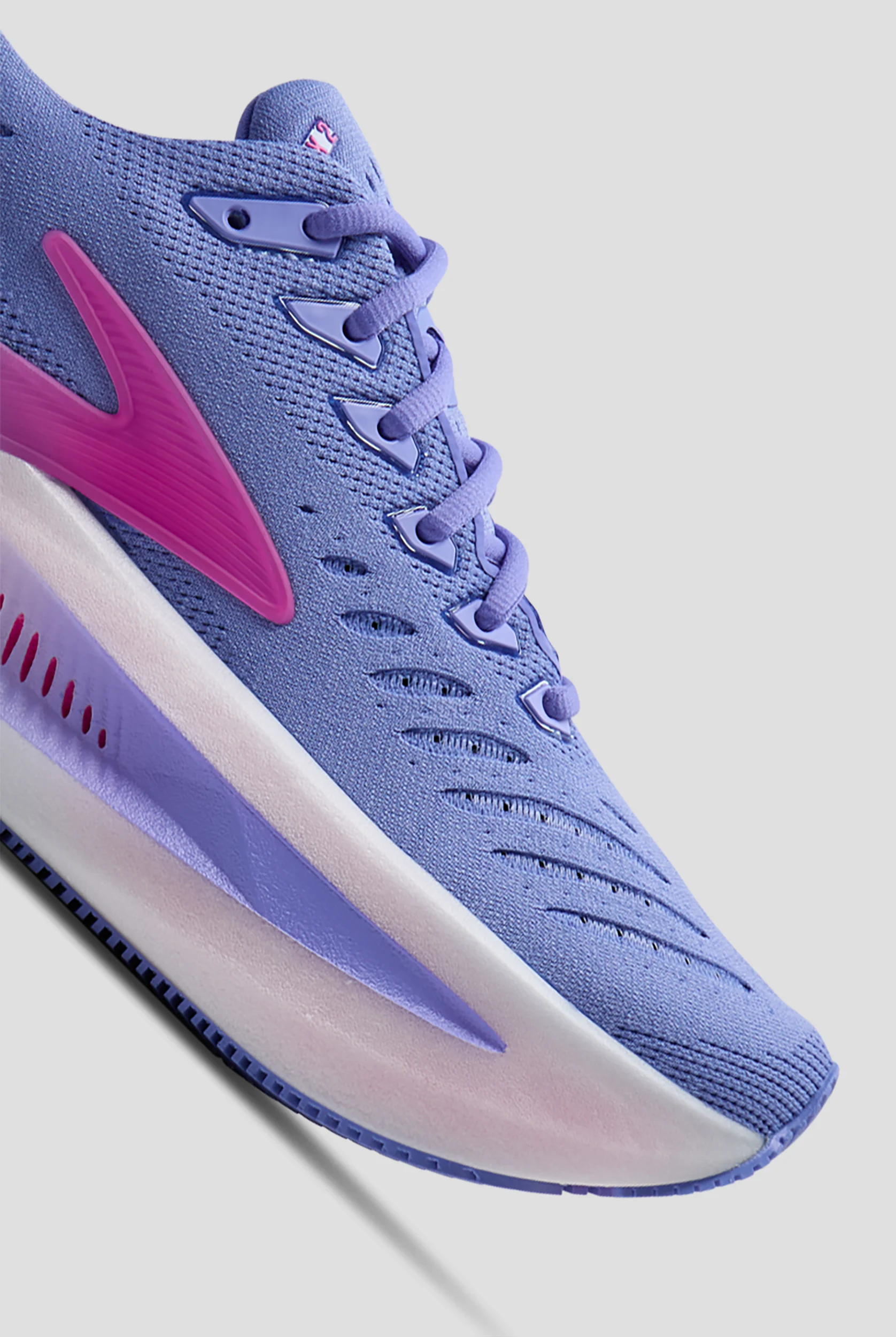 Zapatillas deportivas de enfermer&iacute;a Brooks Glycerin Max 2 Blazing Bell/Pink/White con cordones para mujer