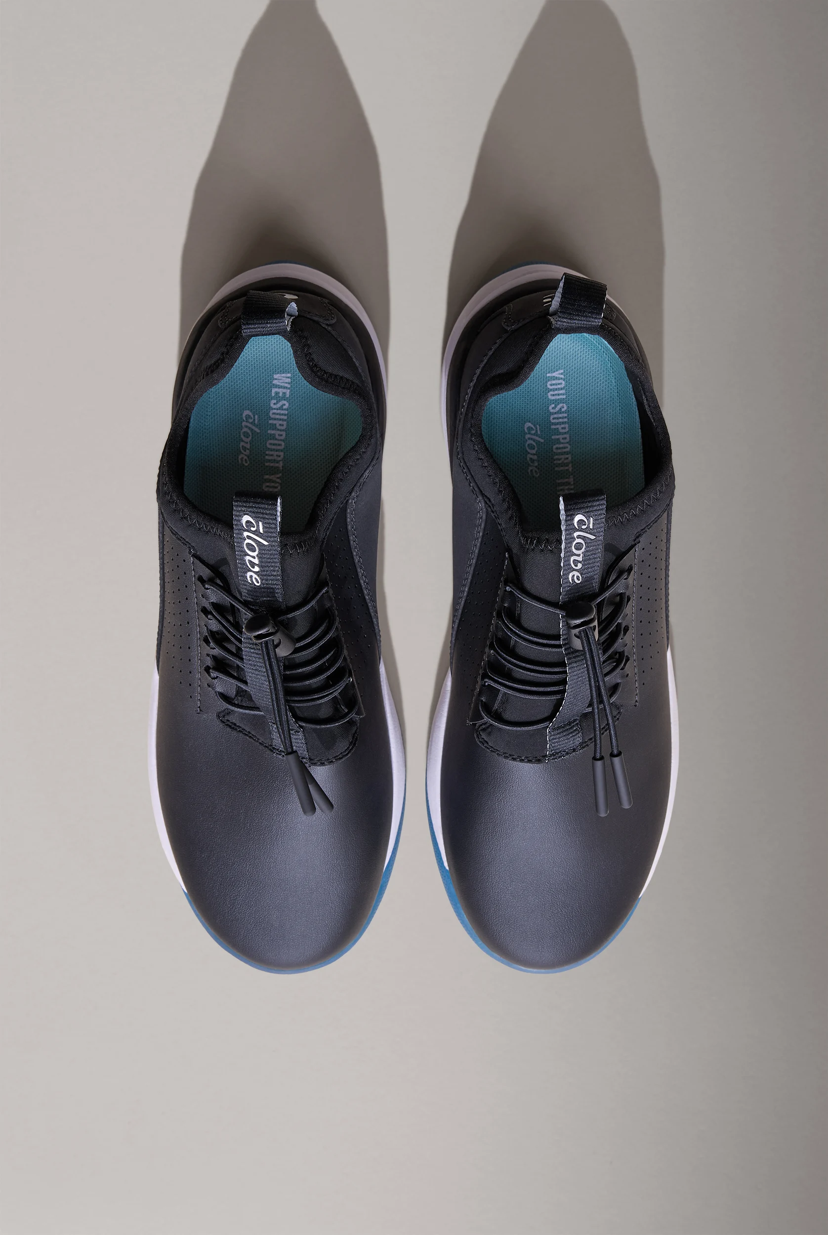 Clove Classic Night Shift Black/White Women's Bungee Athletic Shoe