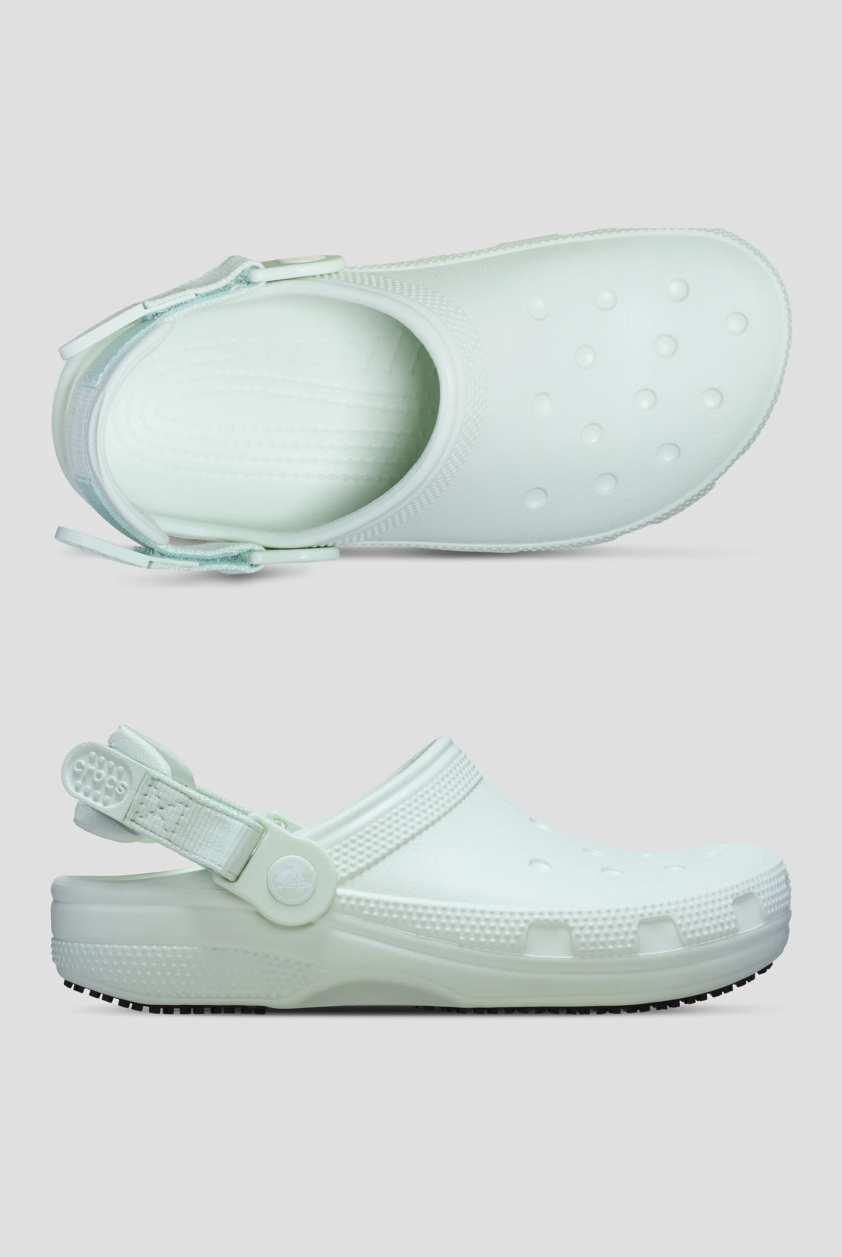 Crocs&trade; Unisex Mint Tint Classic Slip Resistant Work Clog