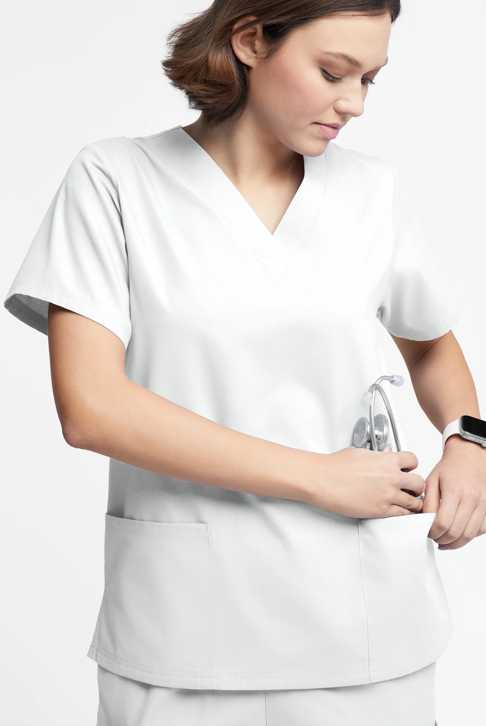 Butter-Soft Originals Women's 2-Pocket V-Neck Scrub Top