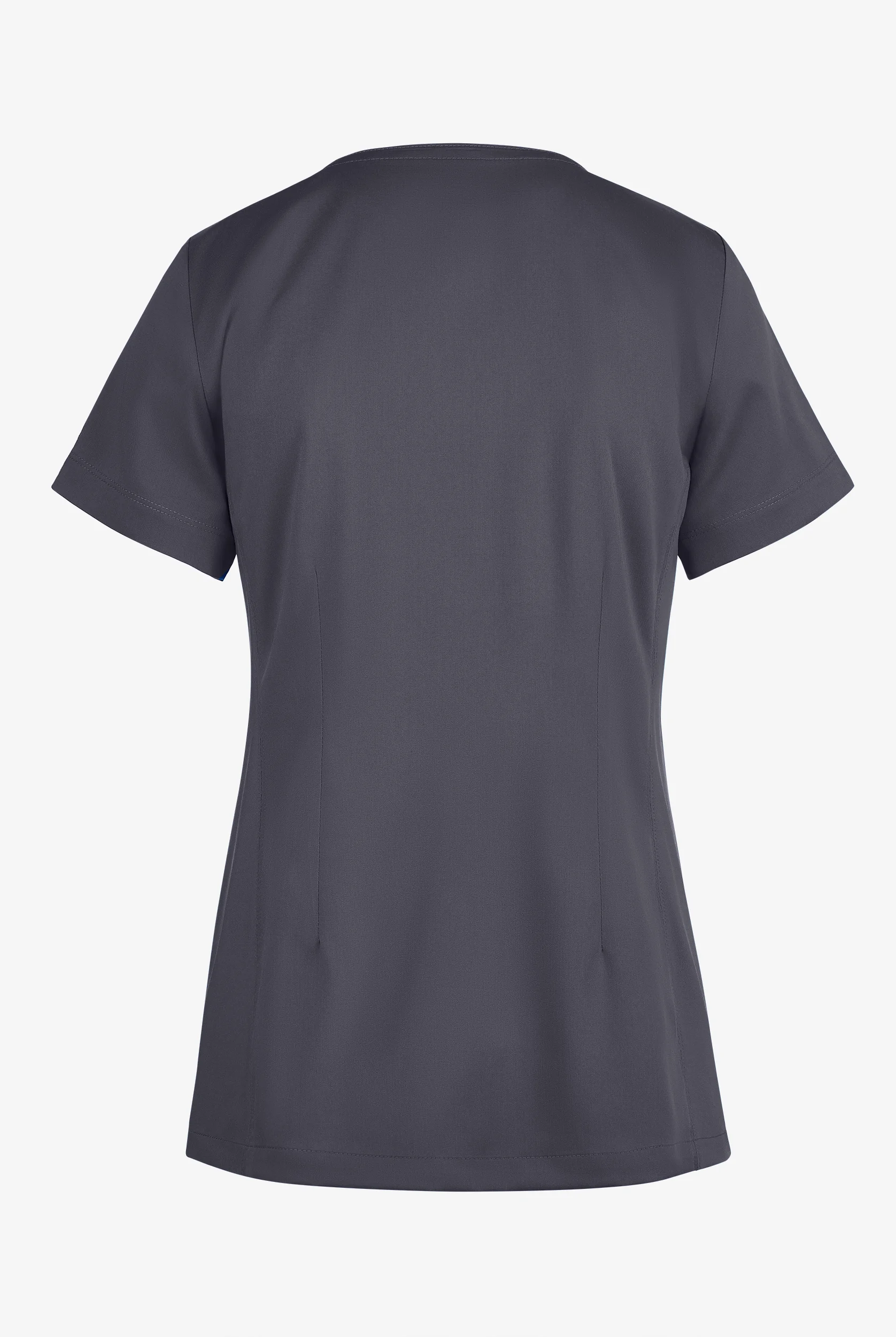 Blusa médica Healing Hands Purple Label Jean STRETCH con cuello redondo y 3 bolsillos para mujer