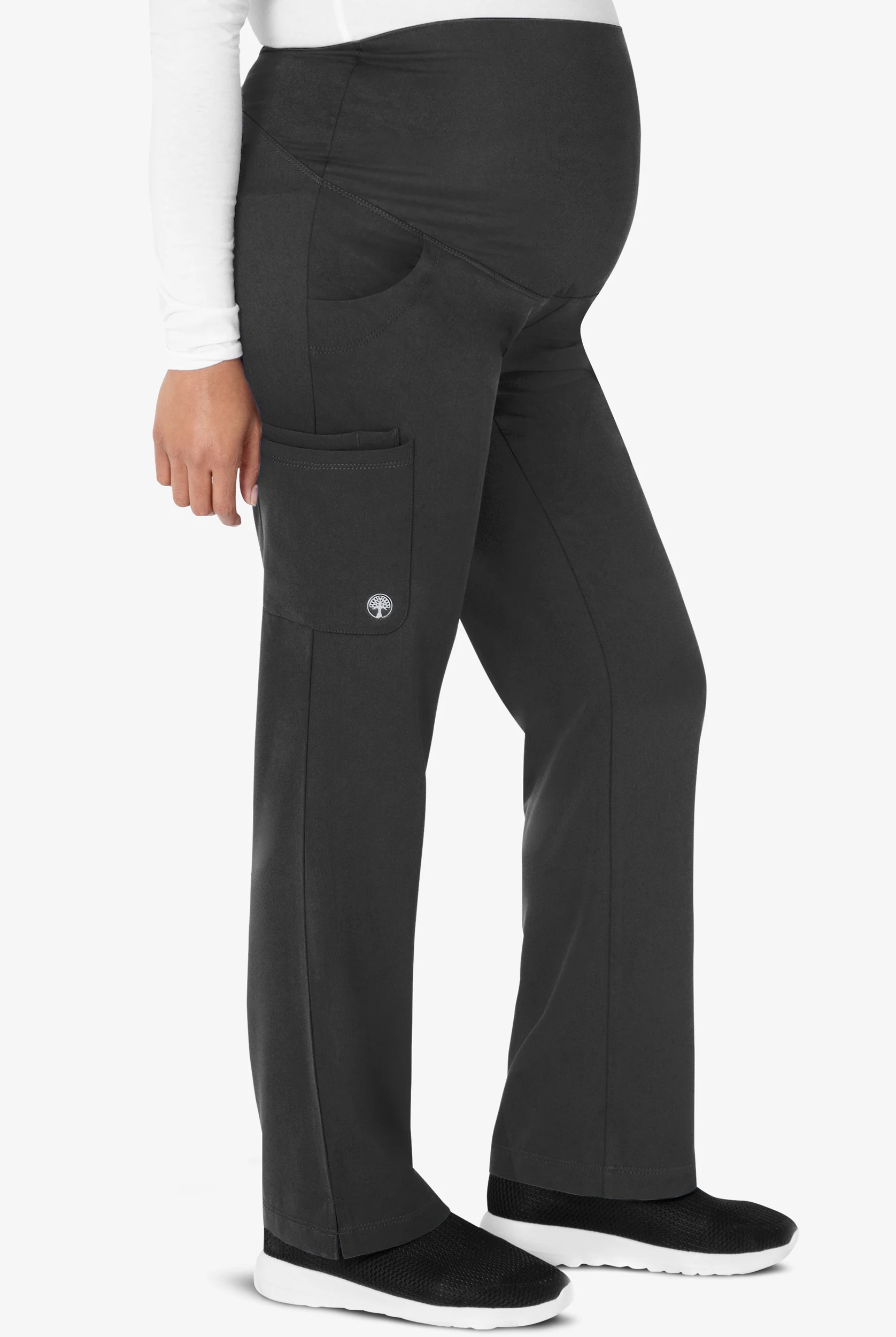 HH Works by Healing Hands Rose Women's 6-Pocket STRETCH Maternity Scrub Pants