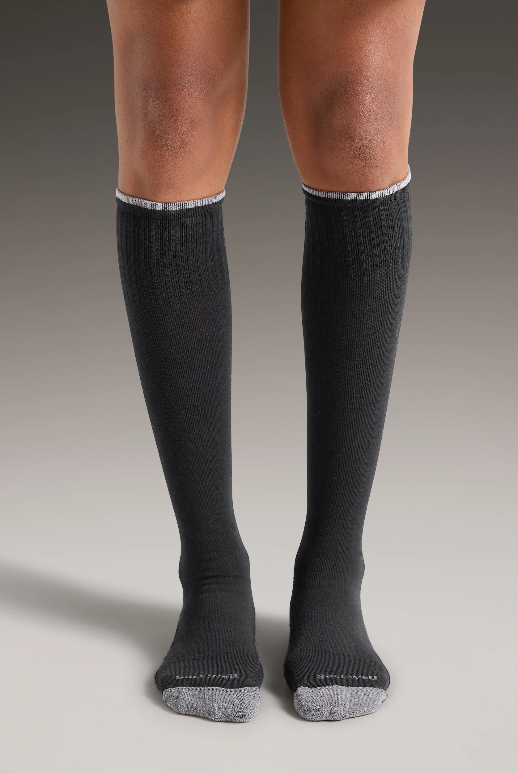 SockWell Elevation Black Men's 20-30 mmHg Firm Compression Socks