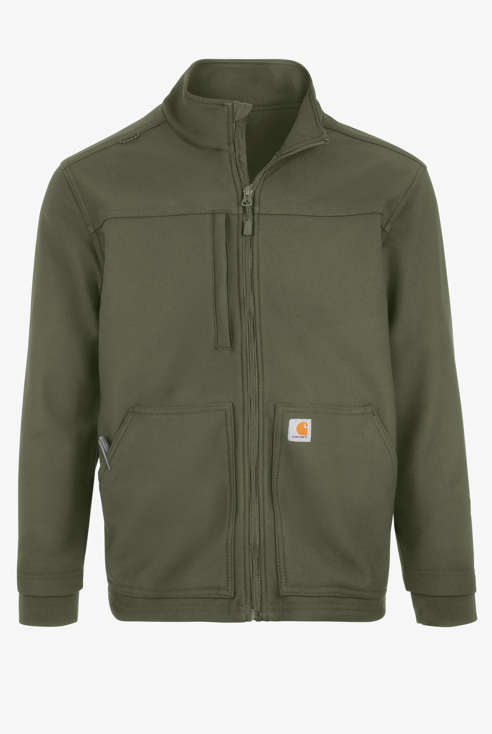Carhartt Force Rugged Flex Men's 3-Pocket Bonded Fleece Scrub Jacket