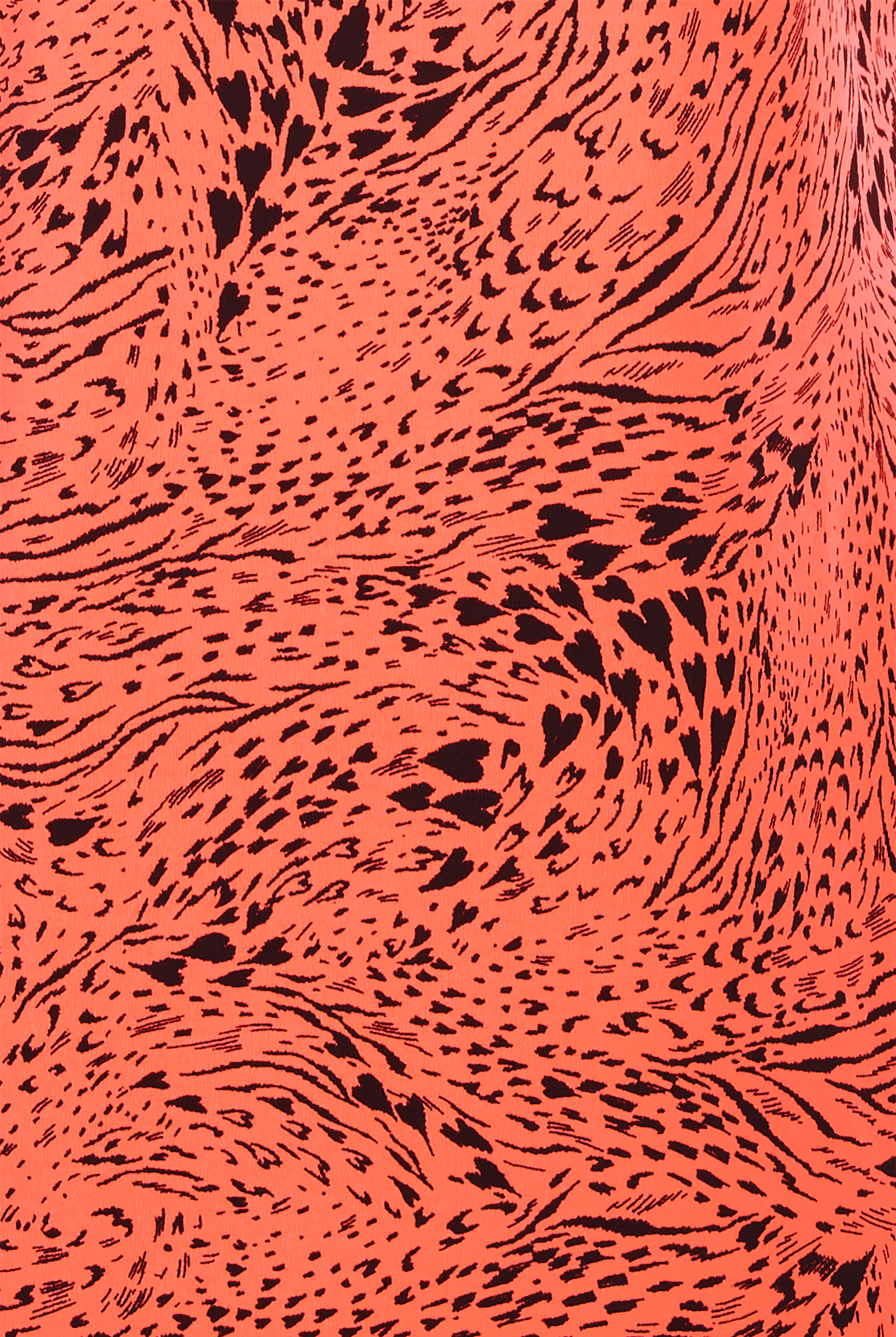 Med Couture Wild Heart Women's 1-Pocket STRETCH V-Neck Print Scrub Top