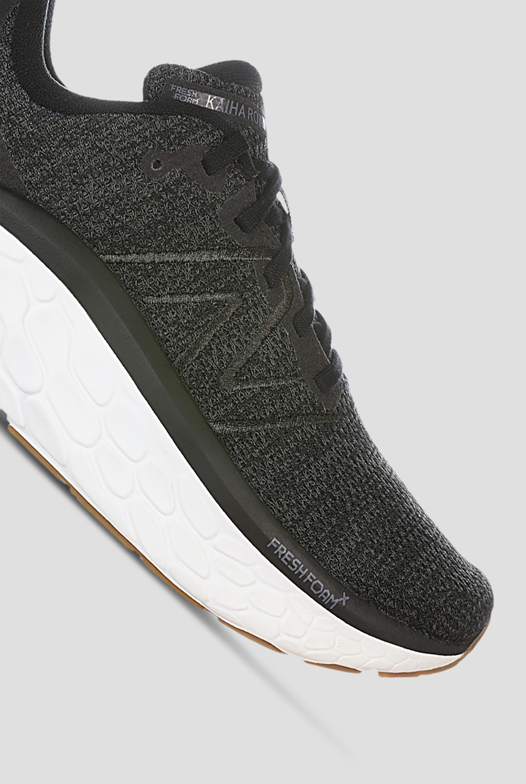 New Balance Men's FRESH FOAM X Kaiha Road Black Athletic Lace Up Shoes