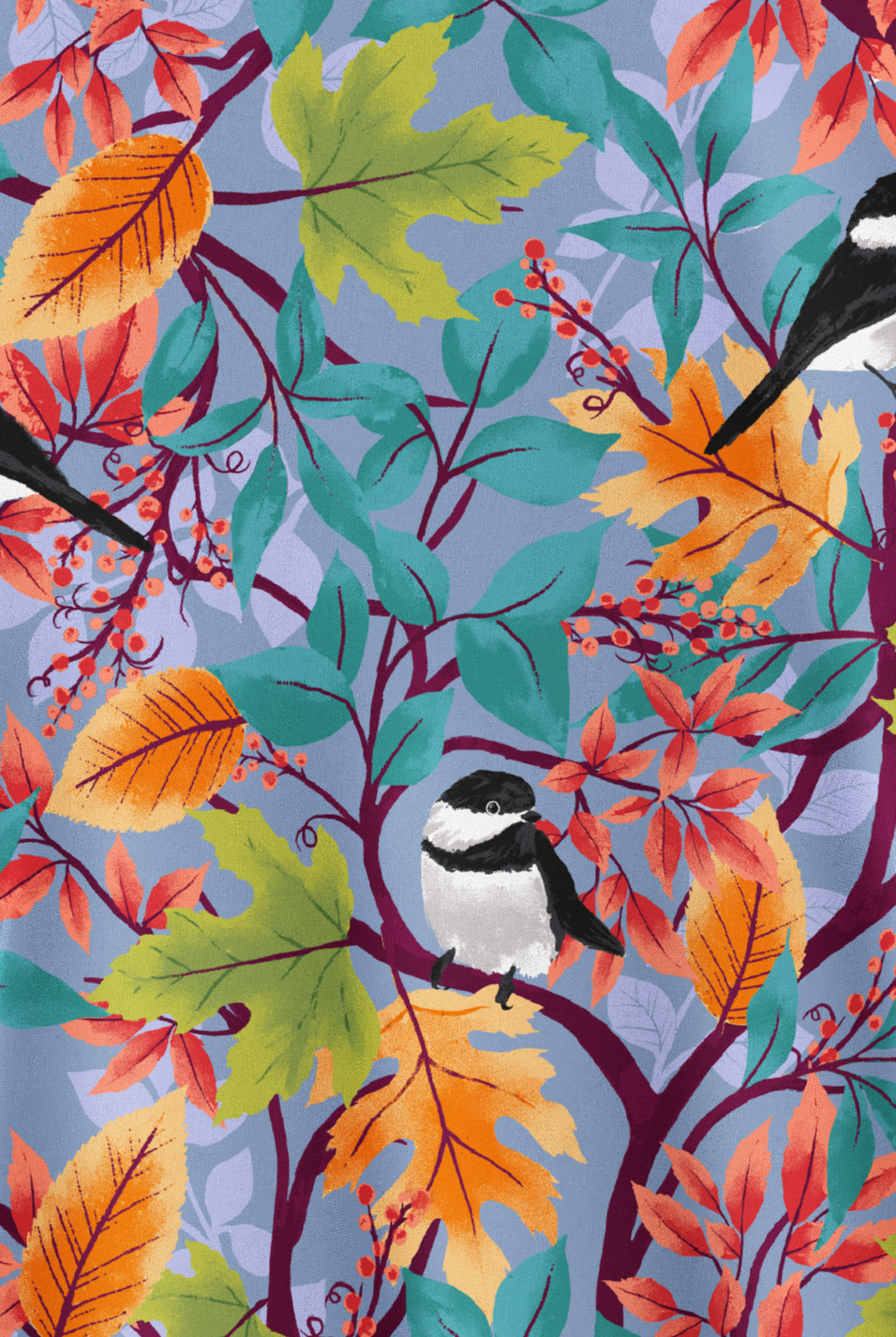 Blusa médica estampada UA Butter-Soft STRETCH Hidden Garden Ceil con cuello en V y 2 bolsillos para mujer