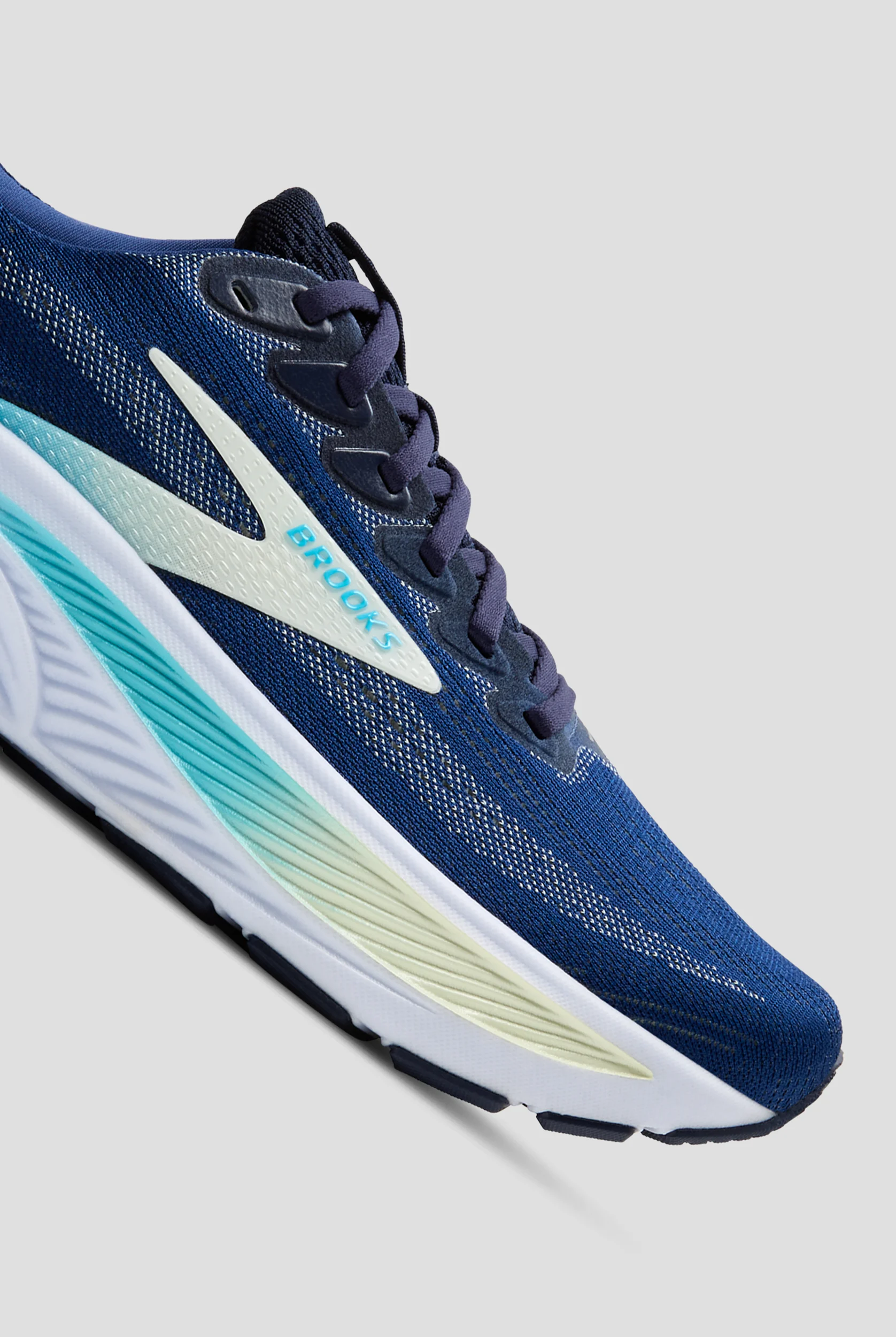 Brooks Women's Ghost 17 Navy/Green/Turquoise Athletic Lace Up Shoes