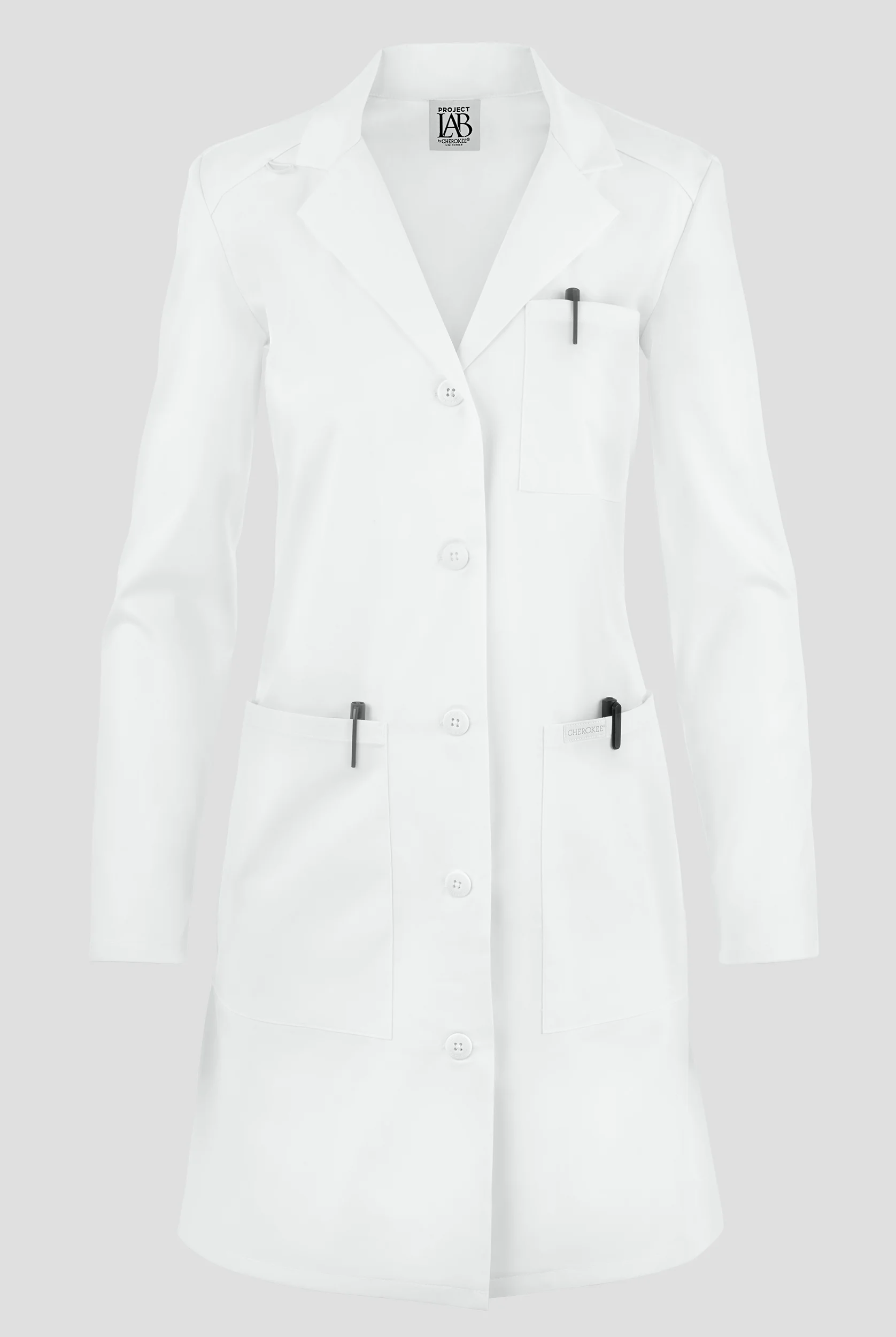 Cherokee Project Lab Women's 37" 3-Pocket Lab Coat