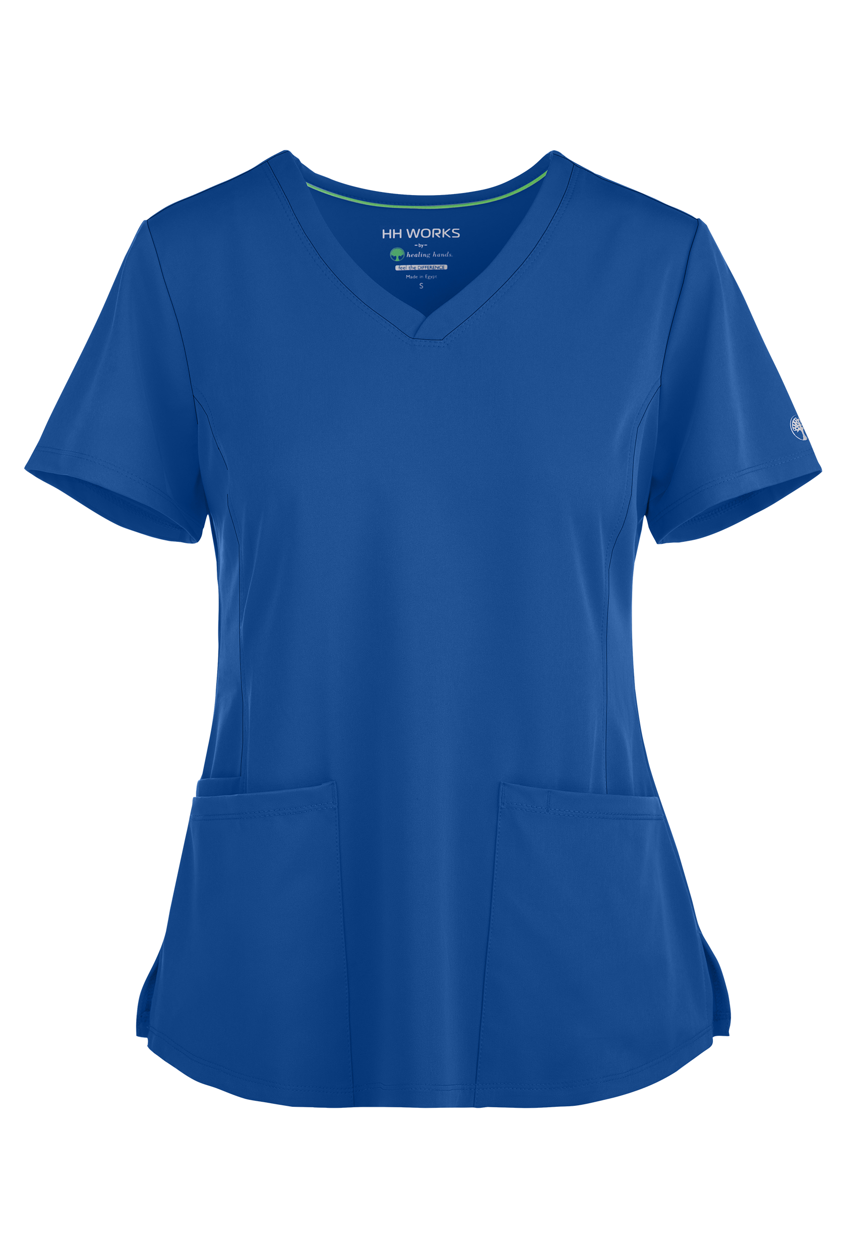 HH Works by Healing Hands Monica Women's 4-Pocket STRETCH V-Neck Scrub Top