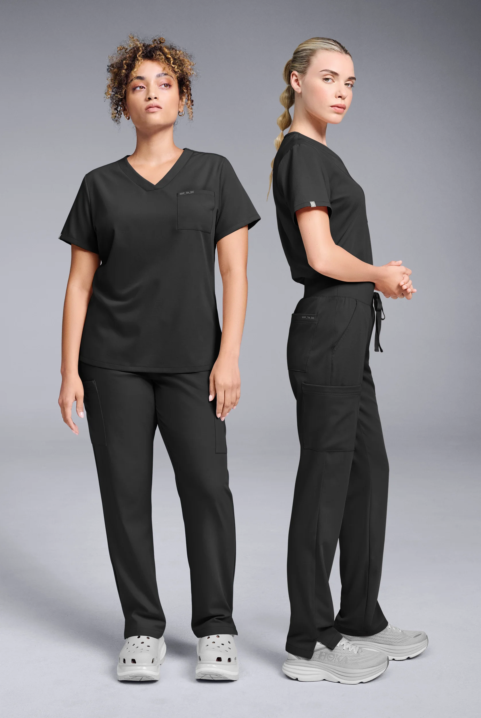 Hypothesis Women's Base V-Neck Tuck-In Scrub Top