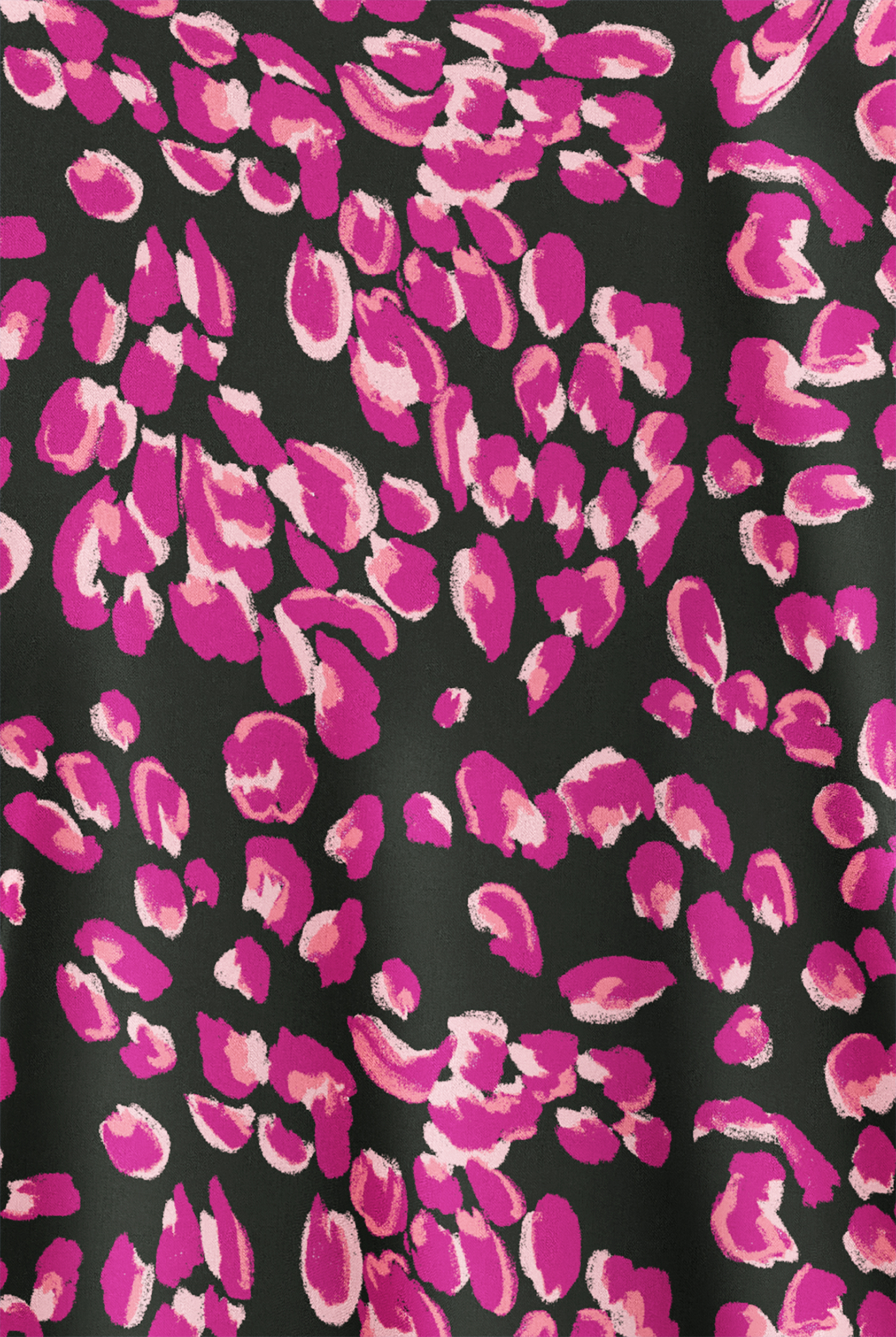 Easy STRETCH Modern Cheetah Pewter Women's 2-Pocket V-Neck Print Scrub Top