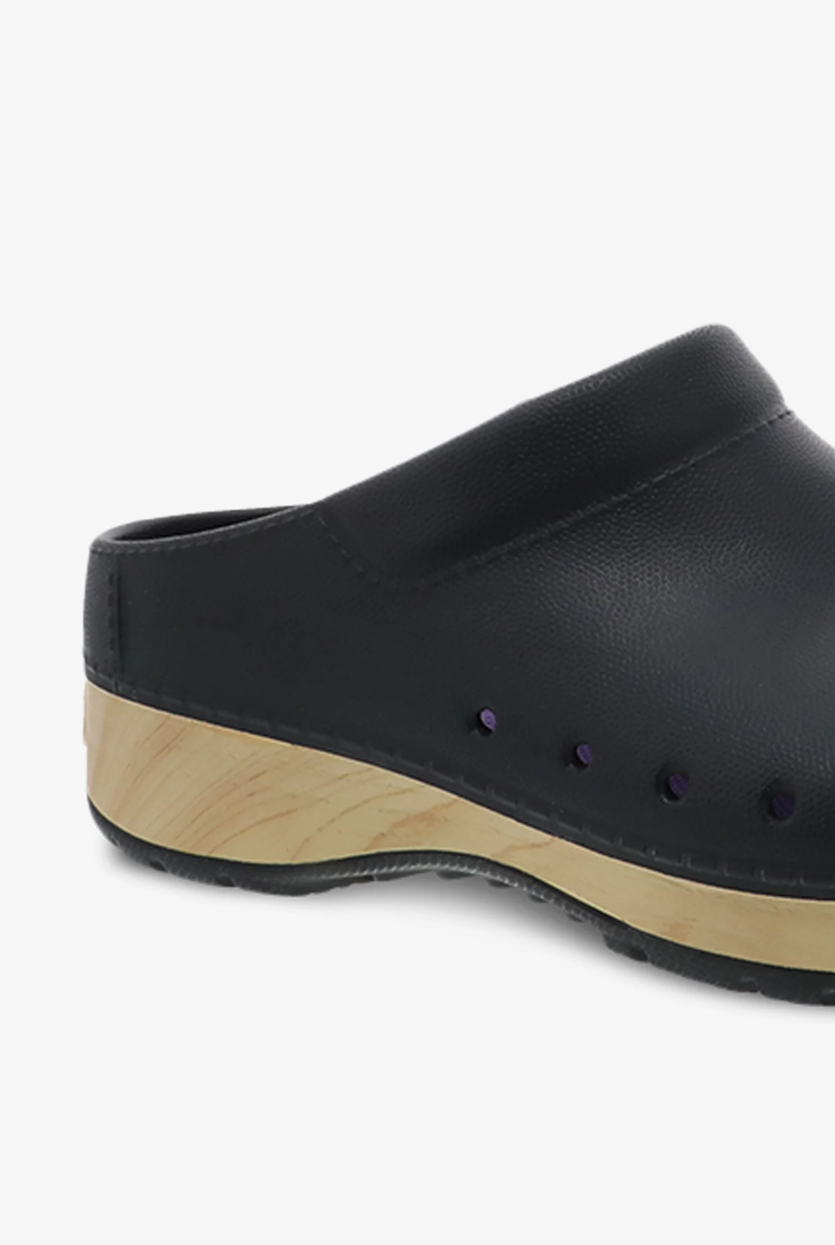 Dansko Women's Kane Black Backless Nursing Clogs