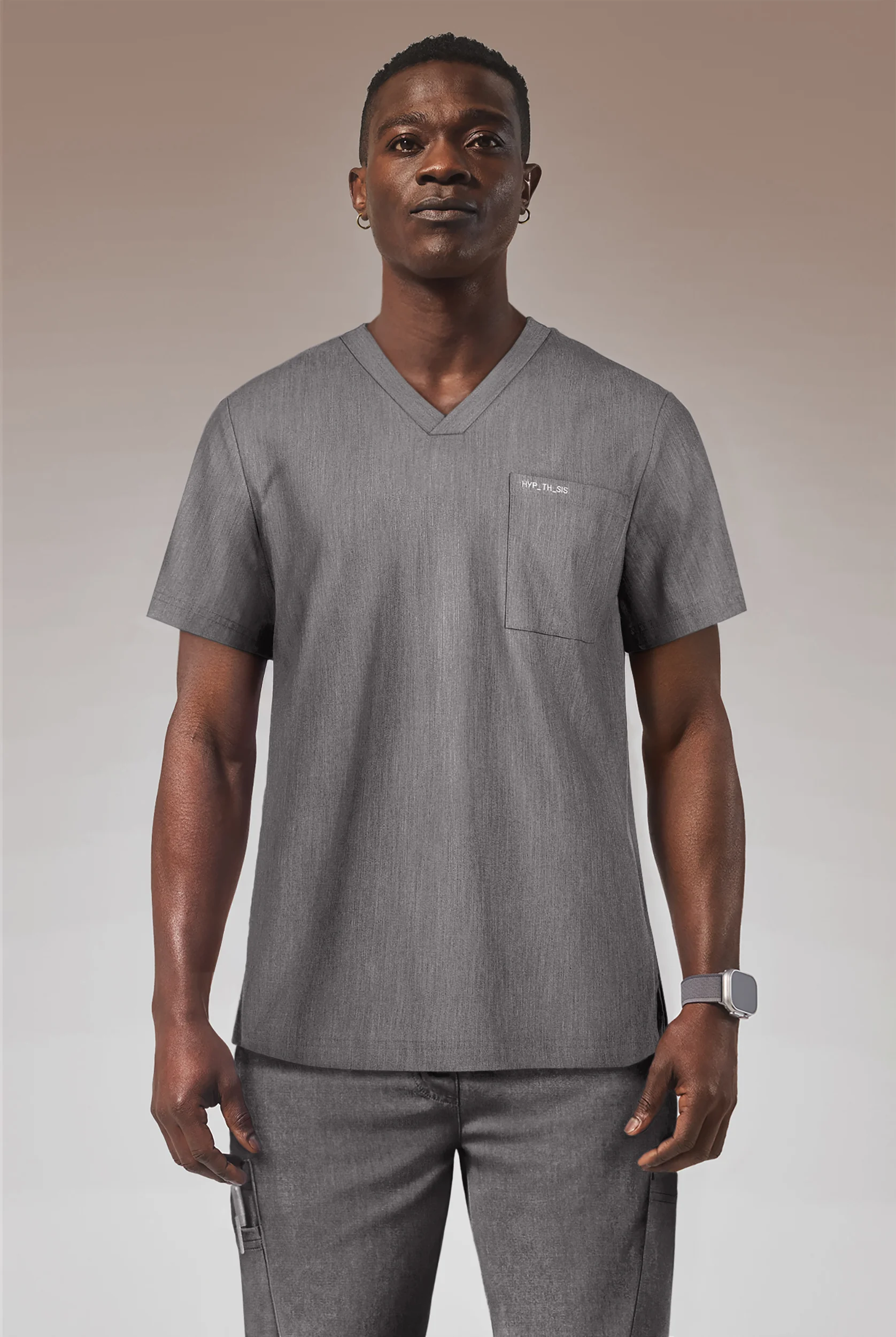 Hypothesis Omni V Men's 1-Pocket Tuck In V-Neck Scrub Top